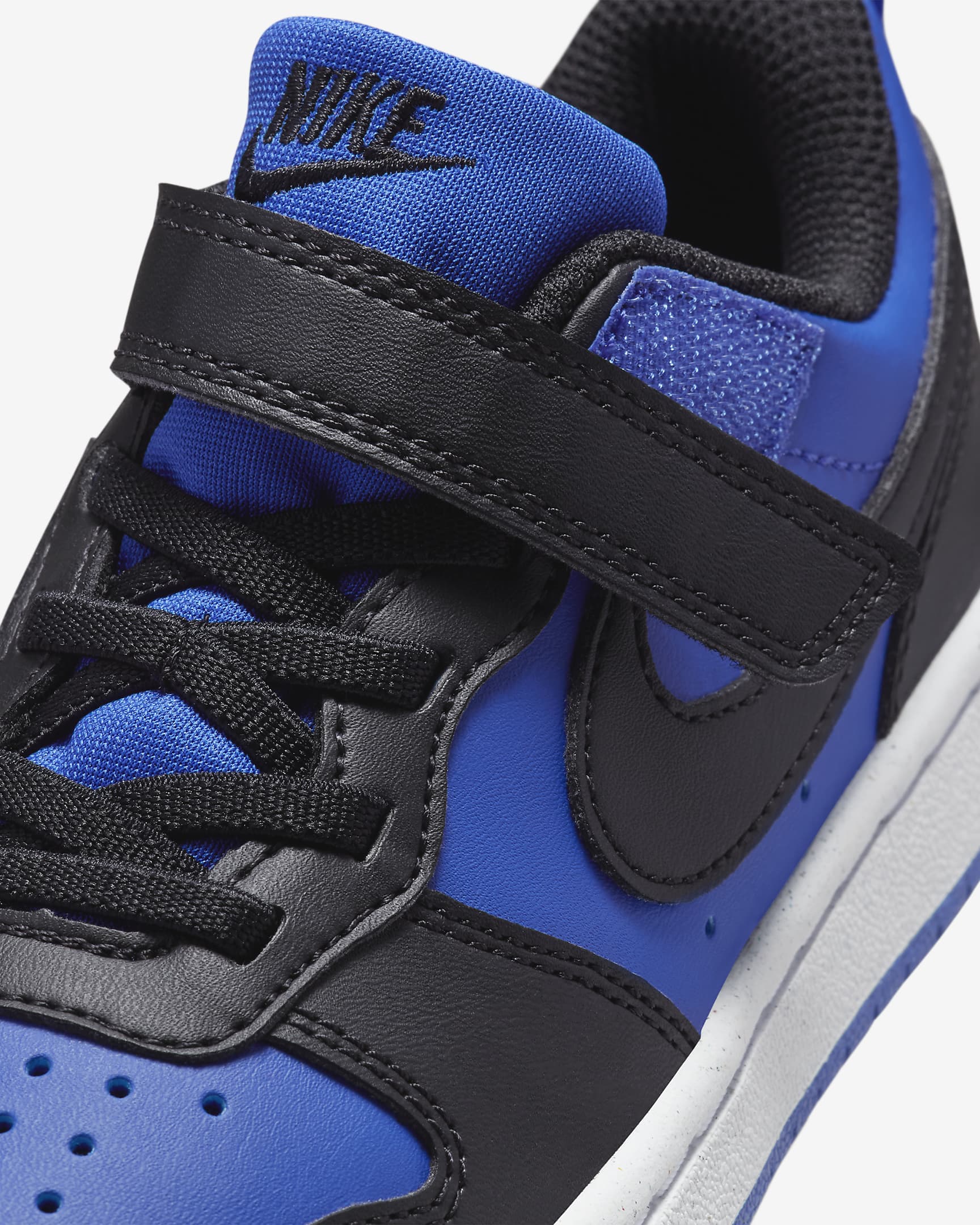 Sapatilhas Nike Court Borough Low Recraft para criança - Game Royal/Branco/Preto