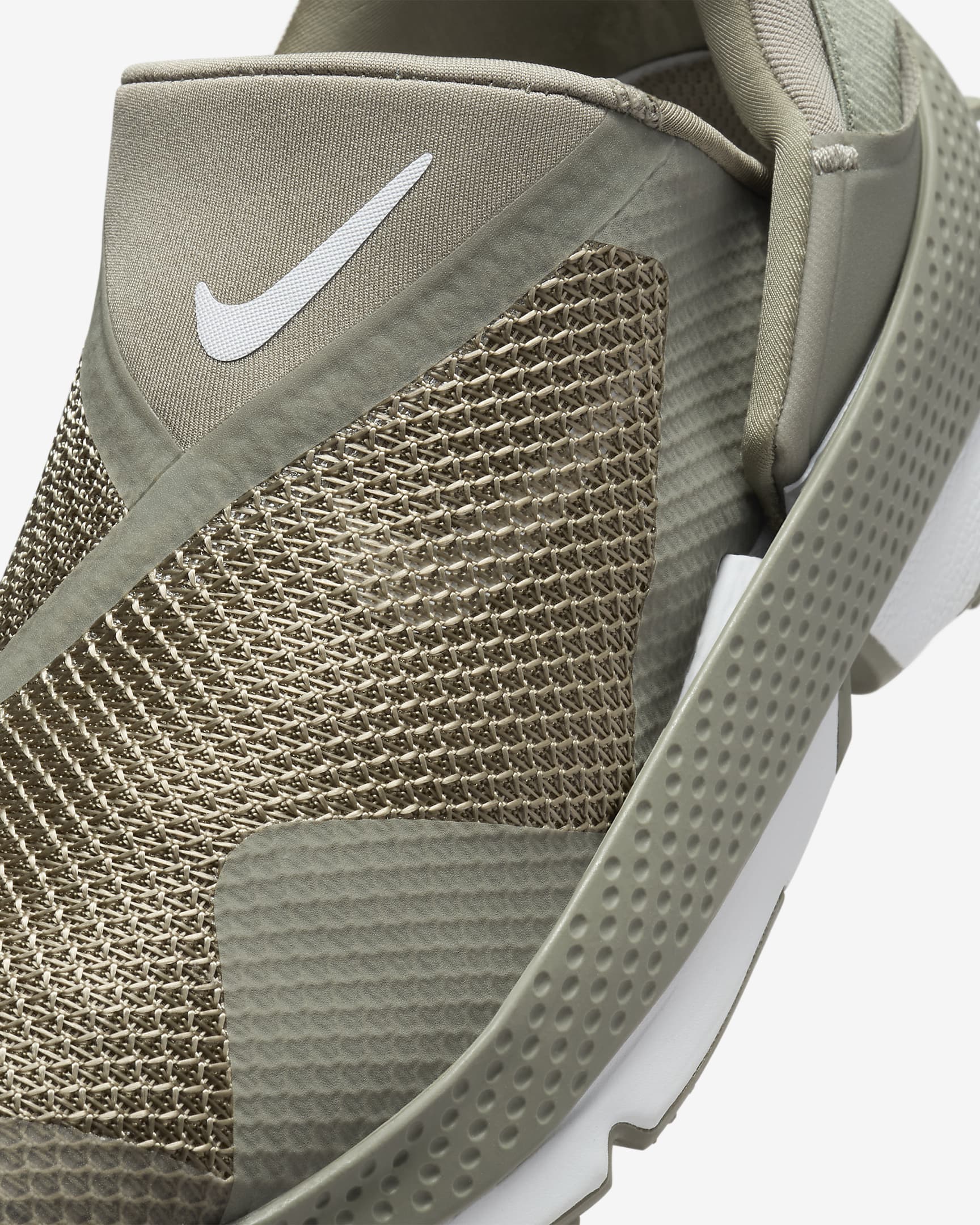 Nike Go FlyEase eenvoudig aan en uit te trekken damesschoenen - Light Army/Zwart/Wit