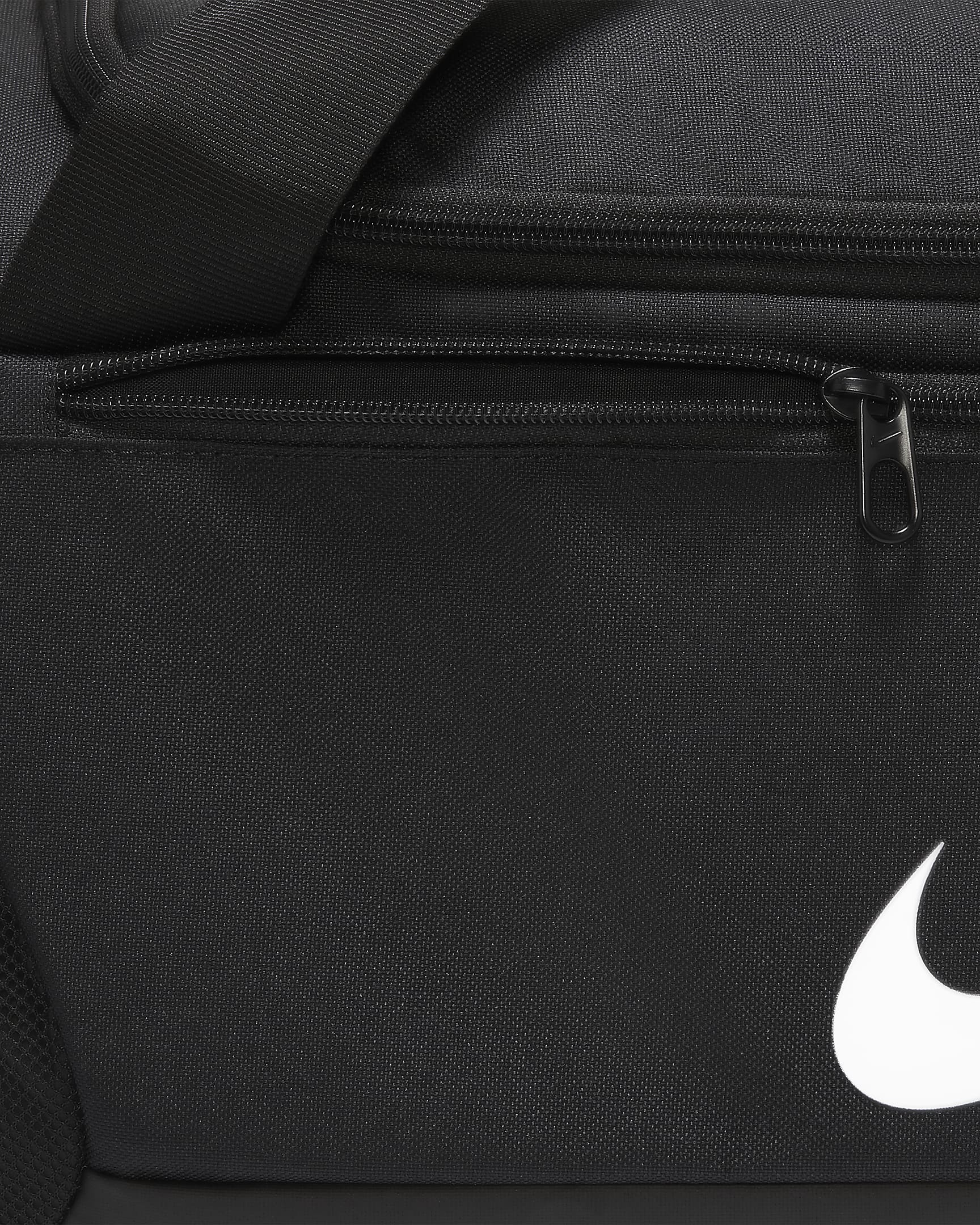 Nike Academy Team Football Duffel Bag (Small, 41L) - Black/Black/White