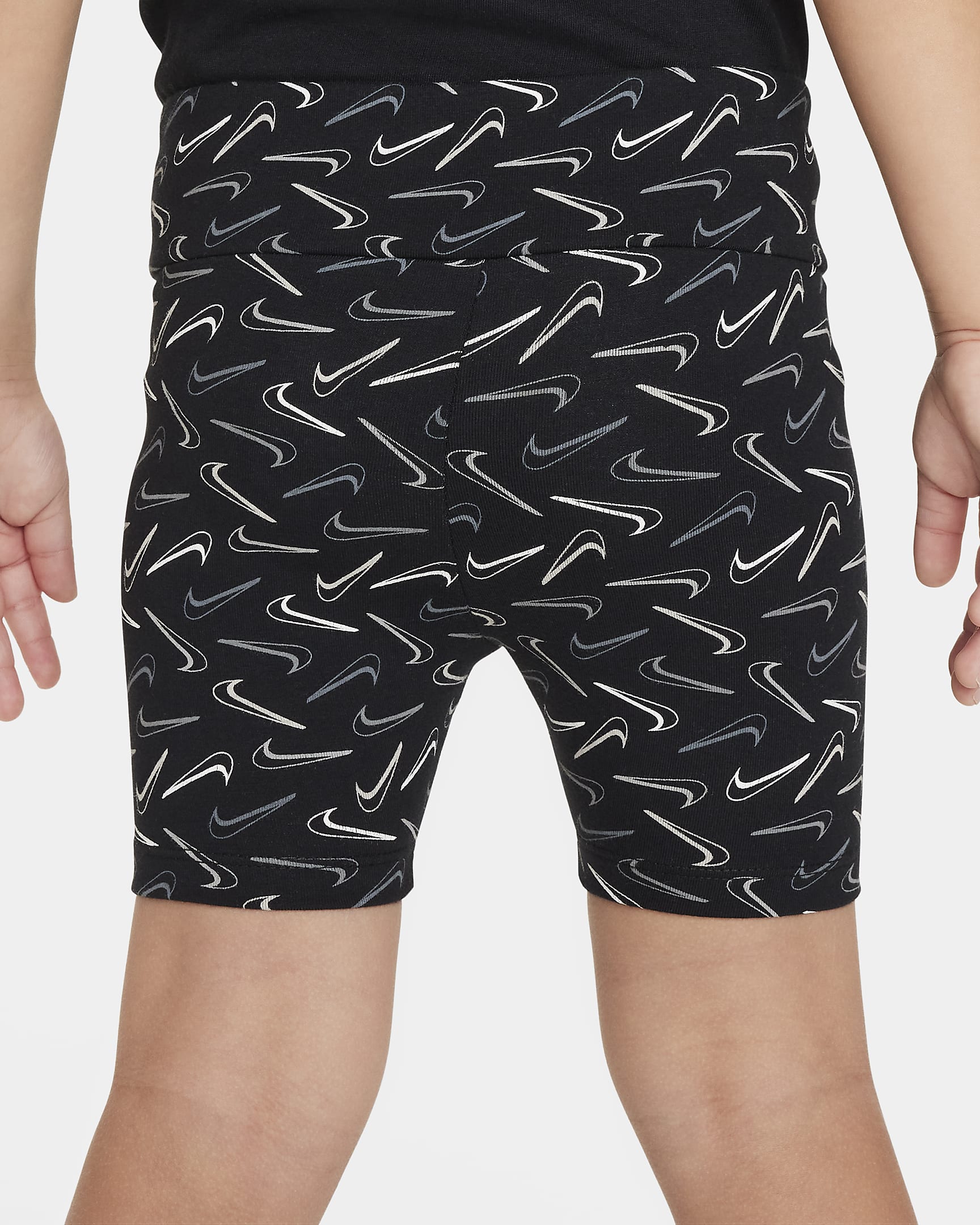 Nike Swoosh Toddler Bike Shorts - Black