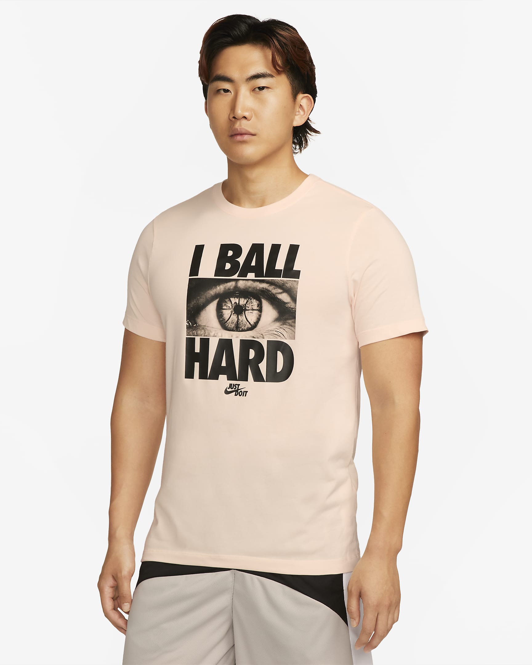 Tee basketball I ball hard