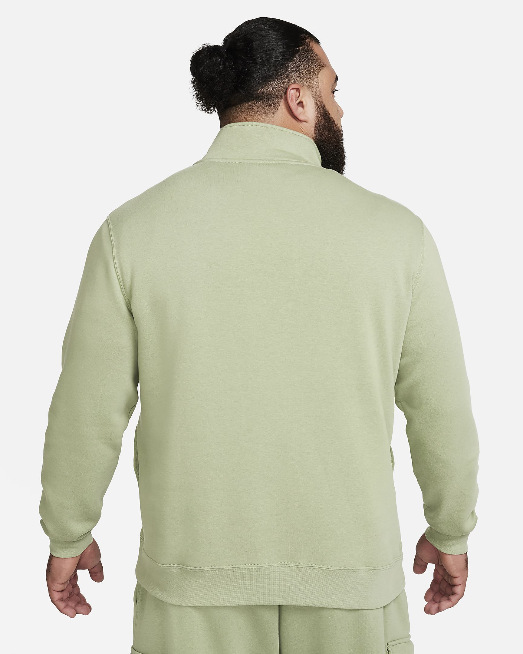 Nike Sportswear Club Men's BrushedBack 1/2Zip Pullover.