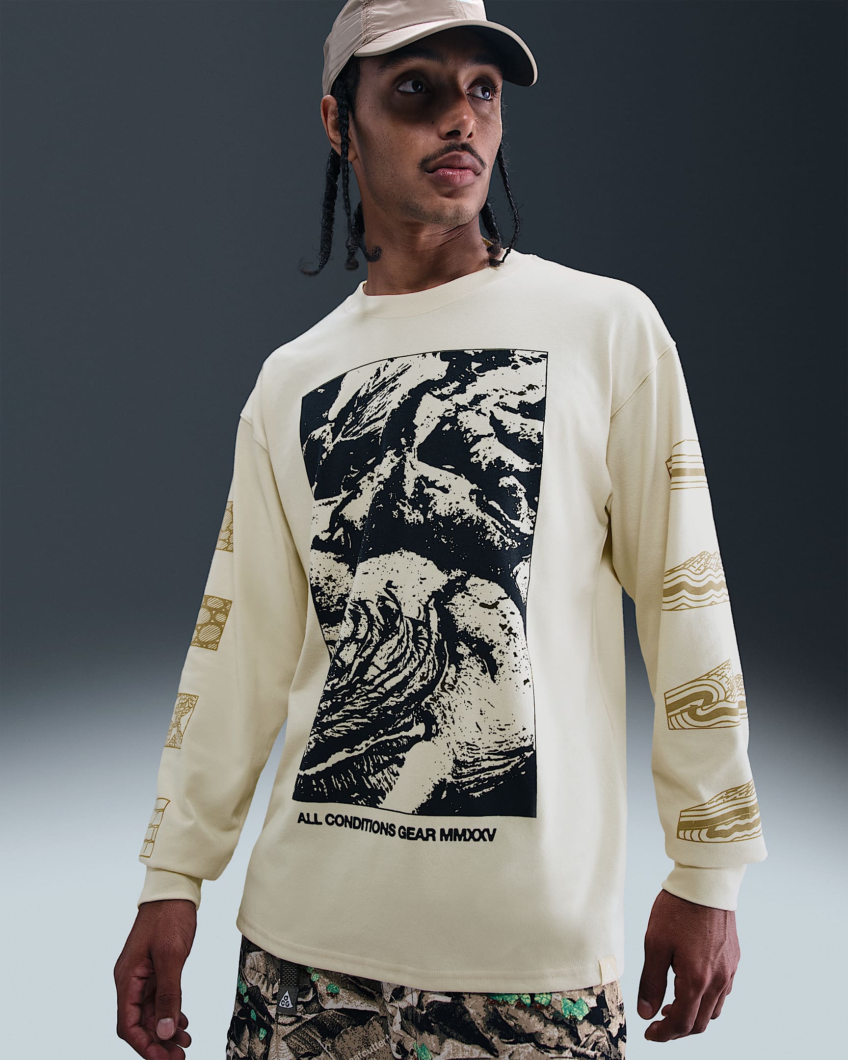 Nike ACG Men's Long-Sleeve T-Shirt - Light Khaki
