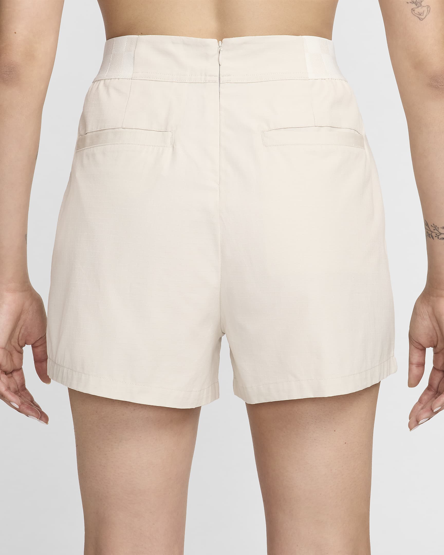 Shorts 8 cm a vita alta Nike Sportswear Collection – Donna - Light Orewood Brown/Sail