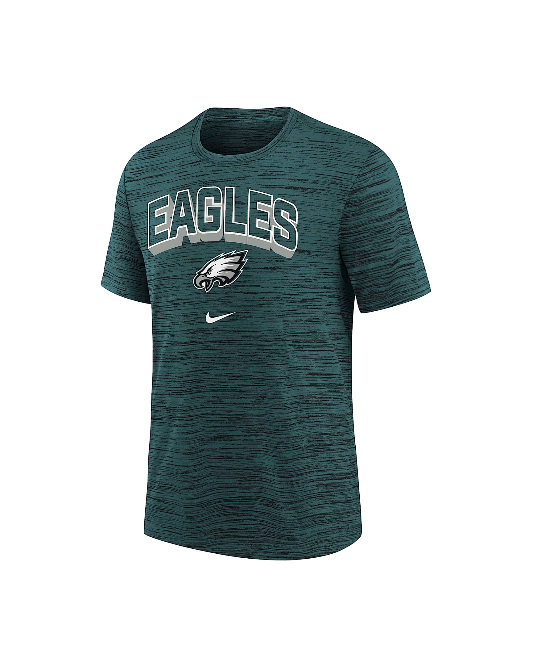 Philadelphia Eagles Sideline Velocity Big Kids’ Nike Dri-FIT NFL T-Shirt - Green