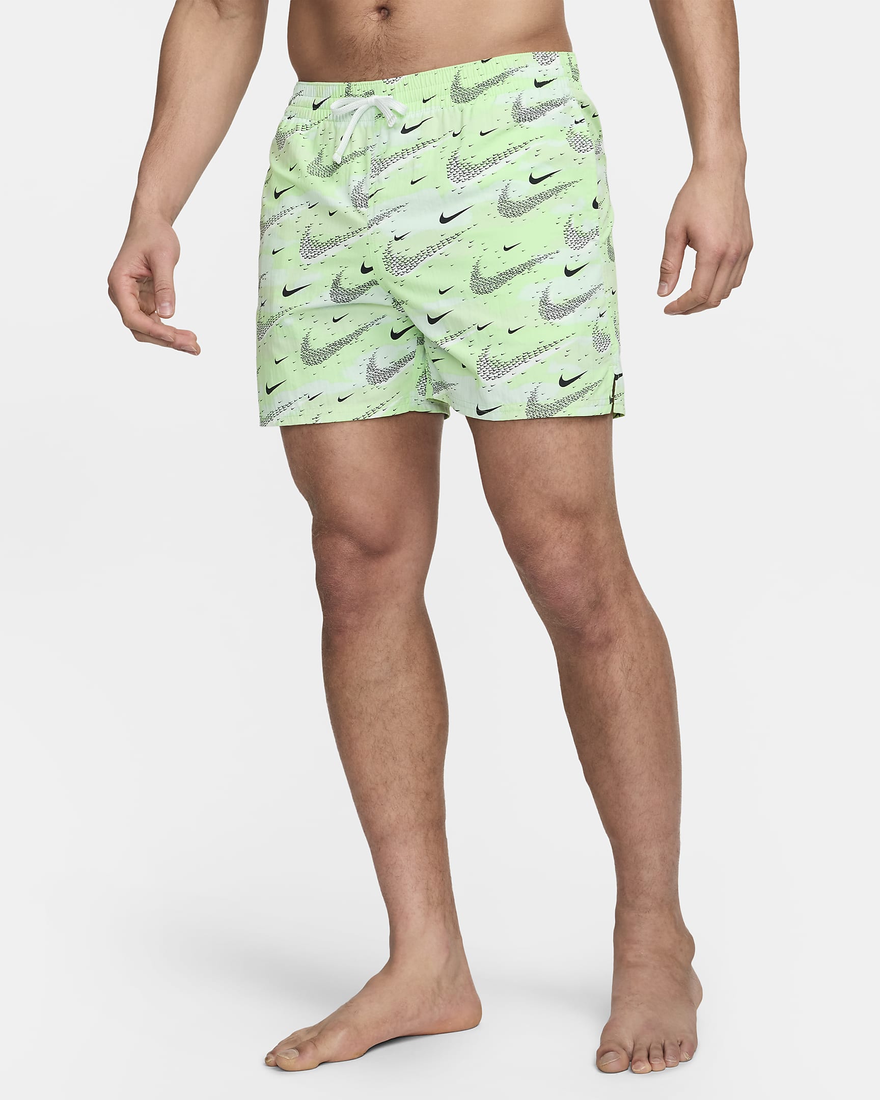 Nike Swim Flock Men's 5" Volley Shorts - Vapor Green