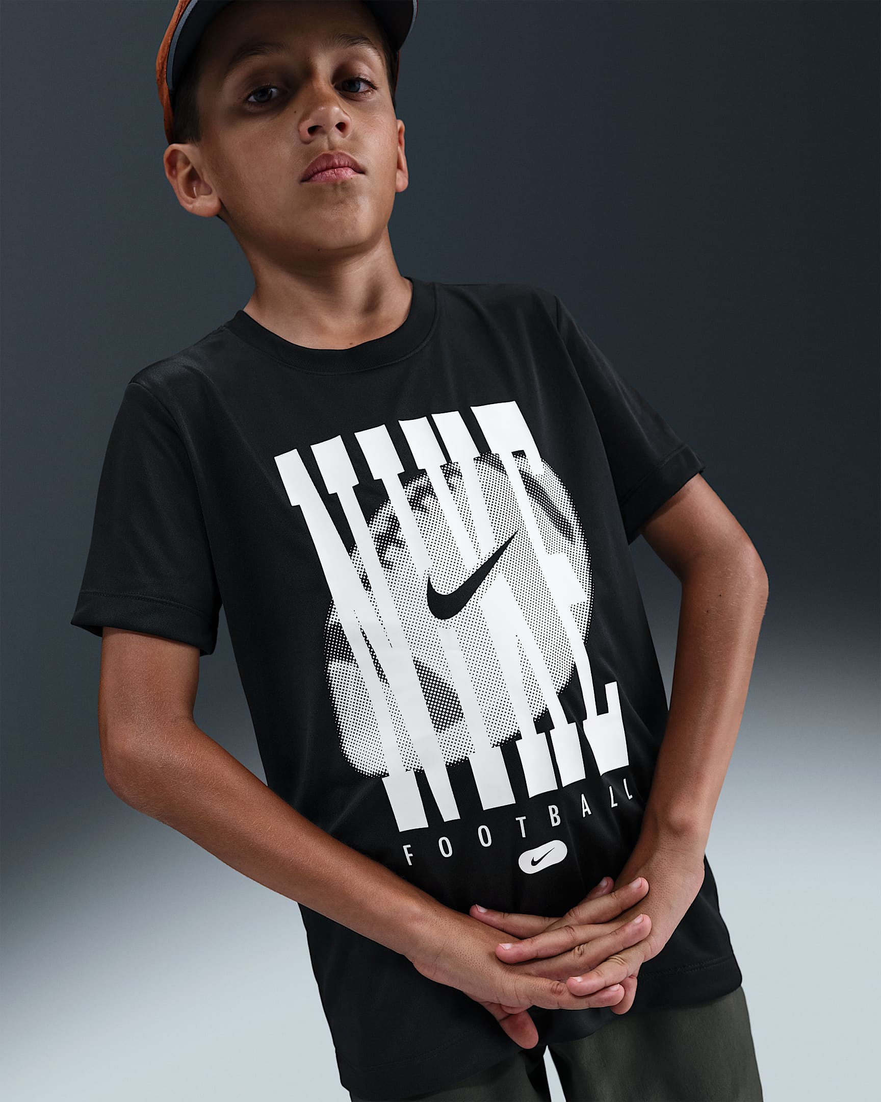 Nike Legend Big Kids' Dri-FIT Training T-Shirt - Black