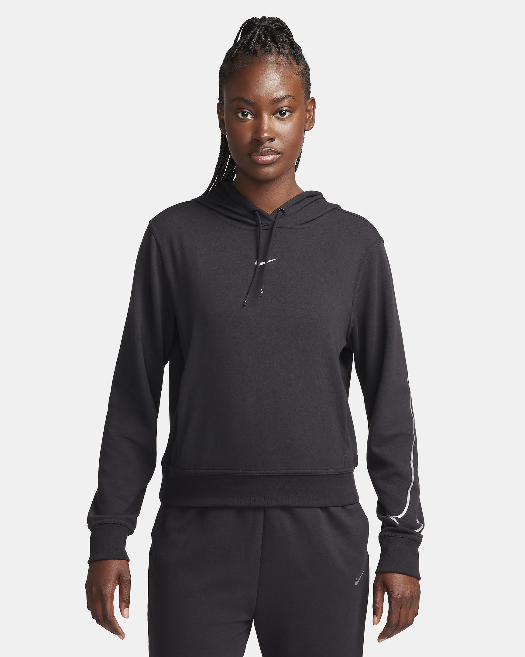 Nike Dri-FIT One Women's French Terry Graphic Hoodie. Nike.com