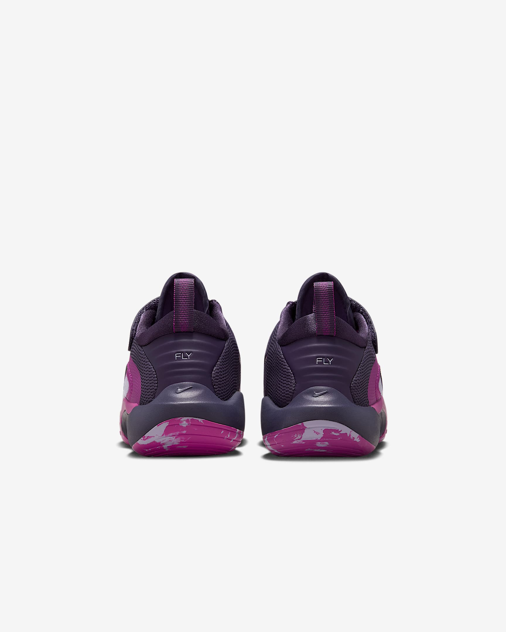 Nike IsoFly Little Kids' Shoes - Dark Raisin/Hot Fuchsia/Hydrangeas