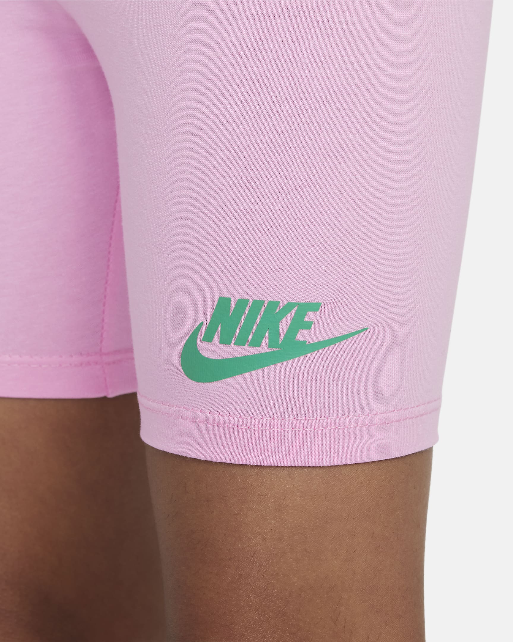 Conjunto de shorts de dos piezas para niños talla pequeña Nike - Rosa amanecer