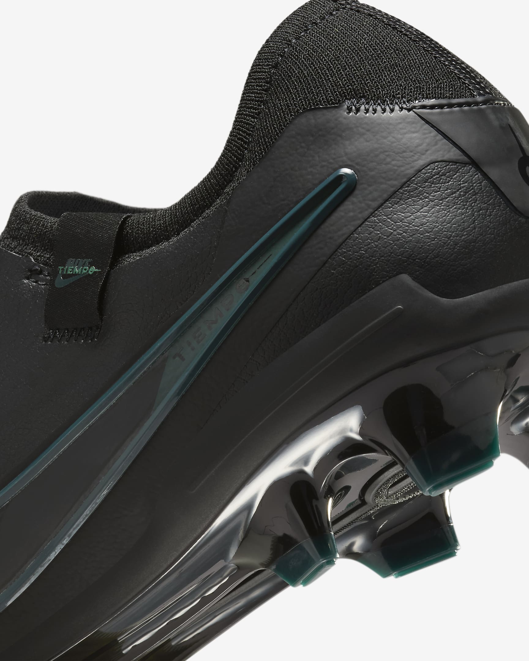 Nike Tiempo Legend 10 Pro Botas de fútbol de perfil bajo para terreno firme - Negro/Deep Jungle/Negro