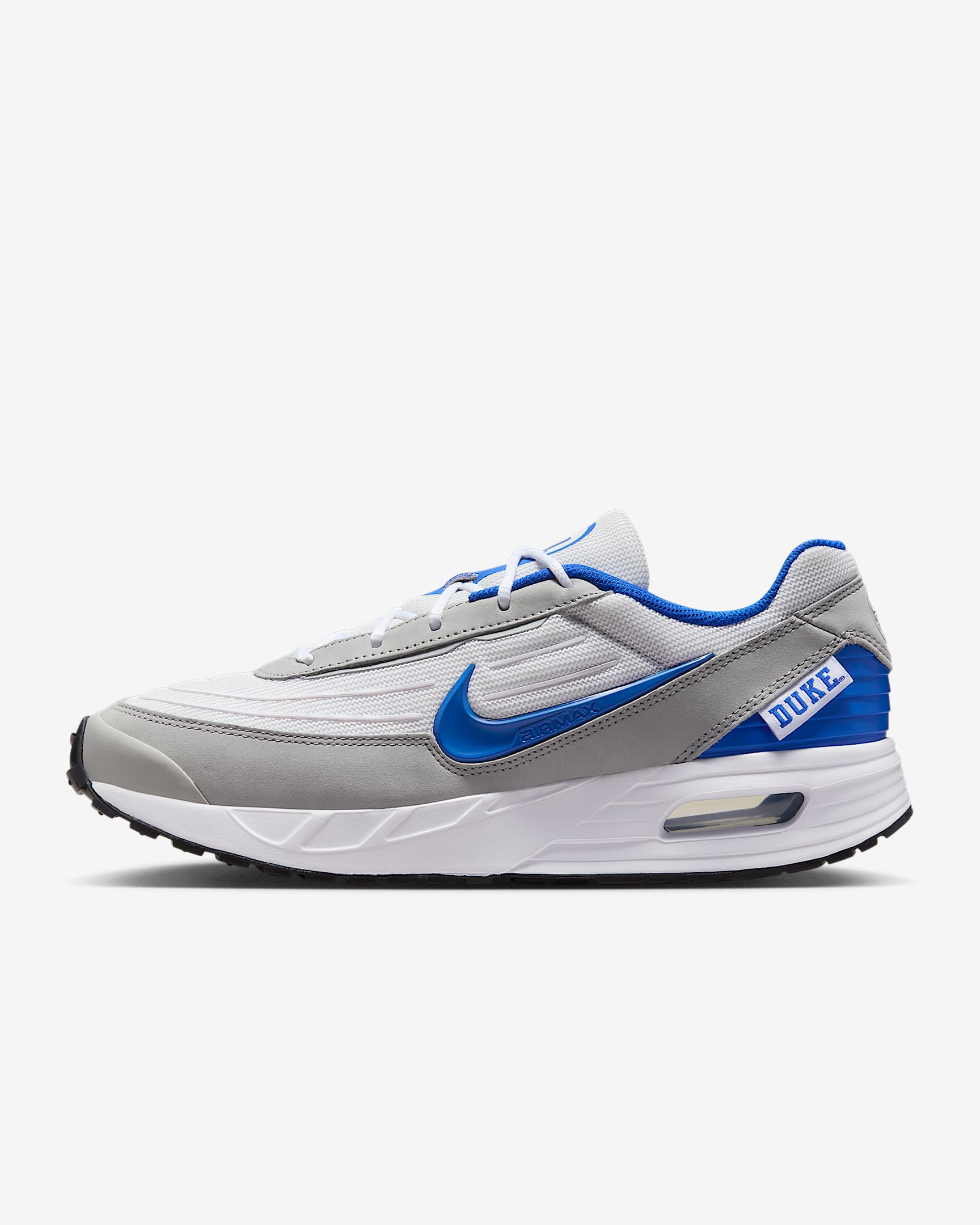 Nike College Air Max Verse (Duke) Men's Shoes - White/Light Smoke Grey/Game Royal