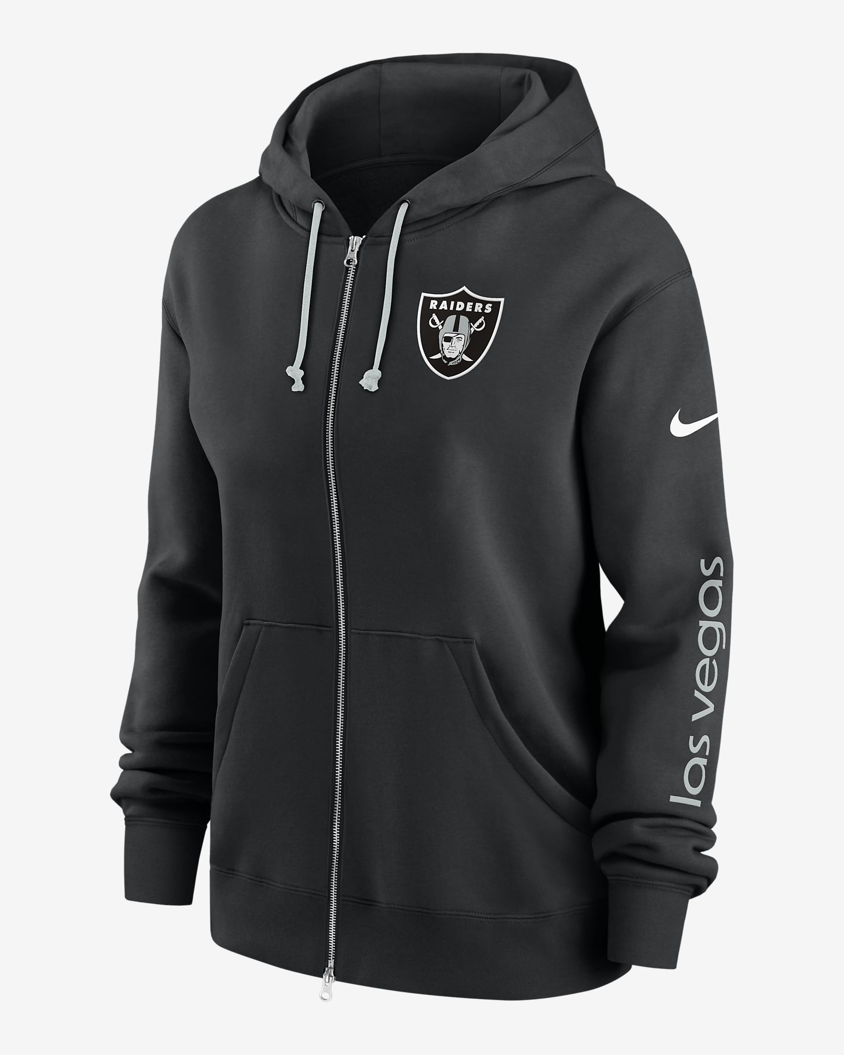 Las Vegas Raiders Phoenix Women's Nike NFL Full-Zip Hoodie - Black