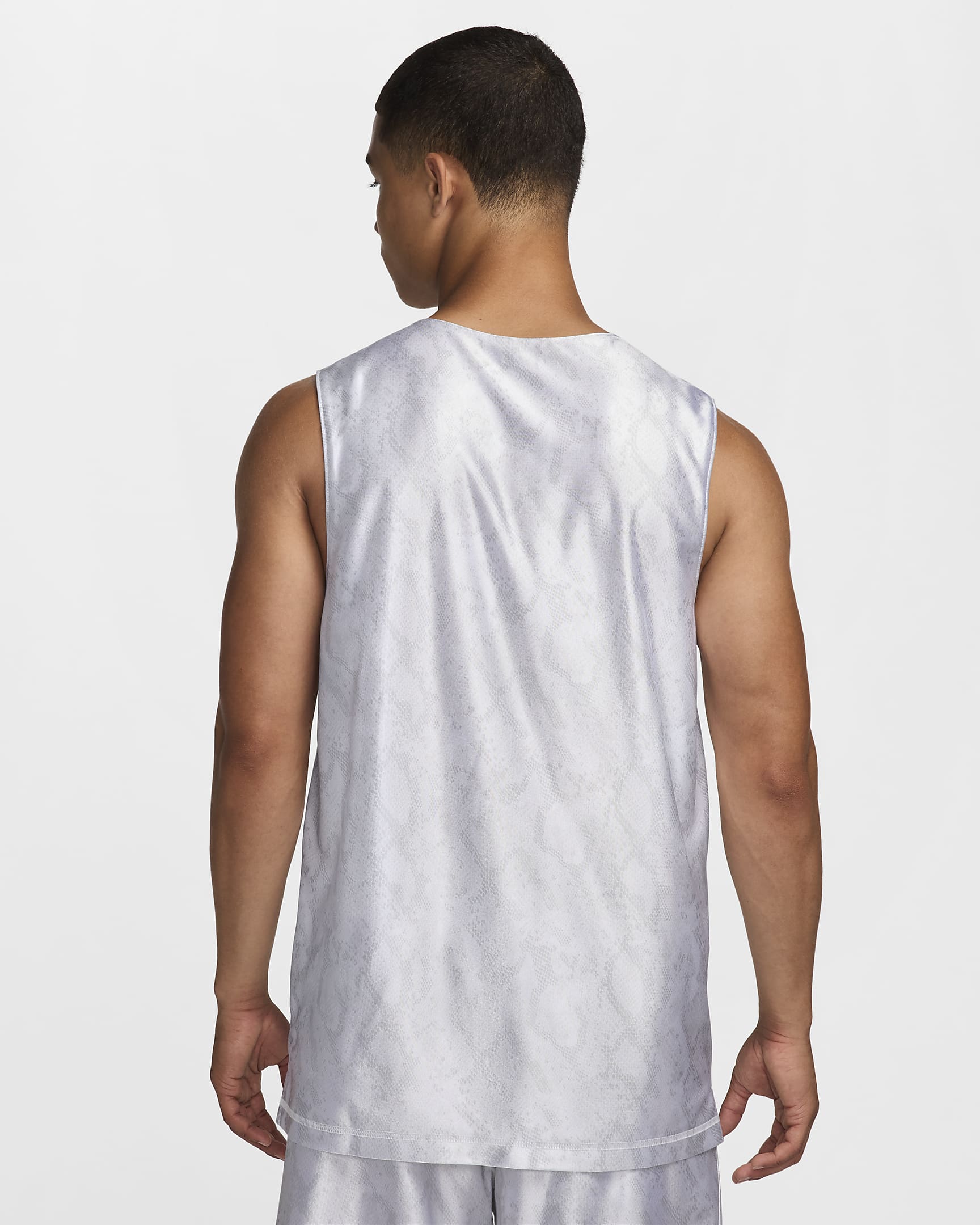 KB Nike Dri-FIT Standard Issue omkeerbare basketbaljersey voor heren - Wit/Wit/Summit White