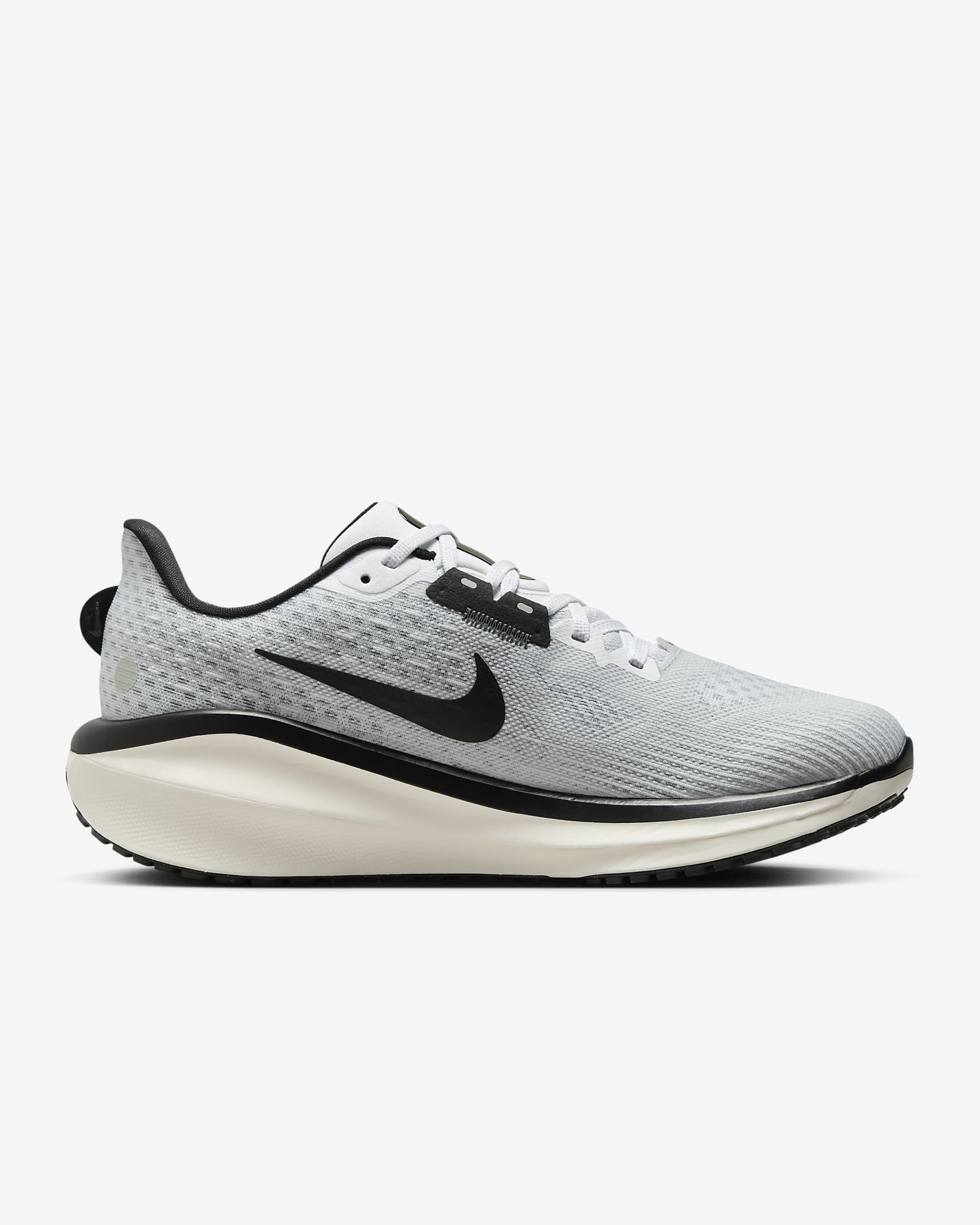 Tenis de correr en pavimento para mujer Nike Vomero 17 - Blanco/Platino puro/Verde vintage/Negro