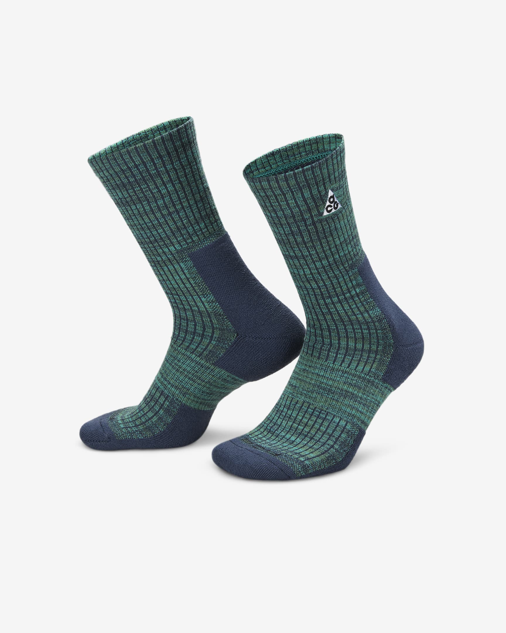 Nike ACG Everyday Cushioned Crew Socks (1 Pair) - Bicoastal/Thunder Blue/Dusty Cactus/White