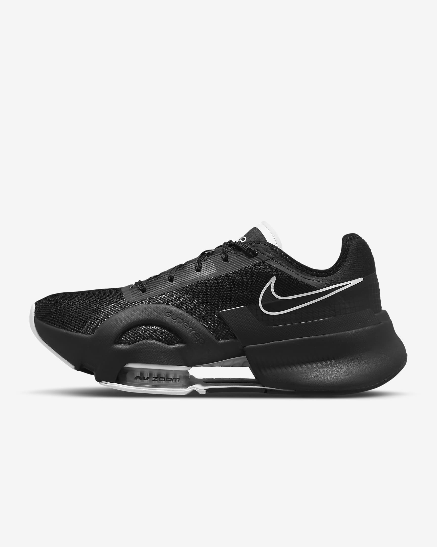 Nike Air Zoom SuperRep 3 Women's HIIT Class Shoes - Black/Black/Anthracite/White