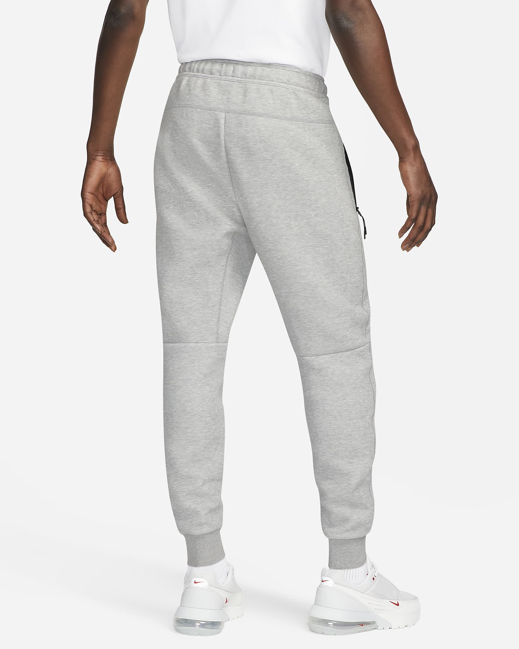 Joggingbyxor Nike Sportswear Tech Fleece för män - Dark Grey Heather/Svart