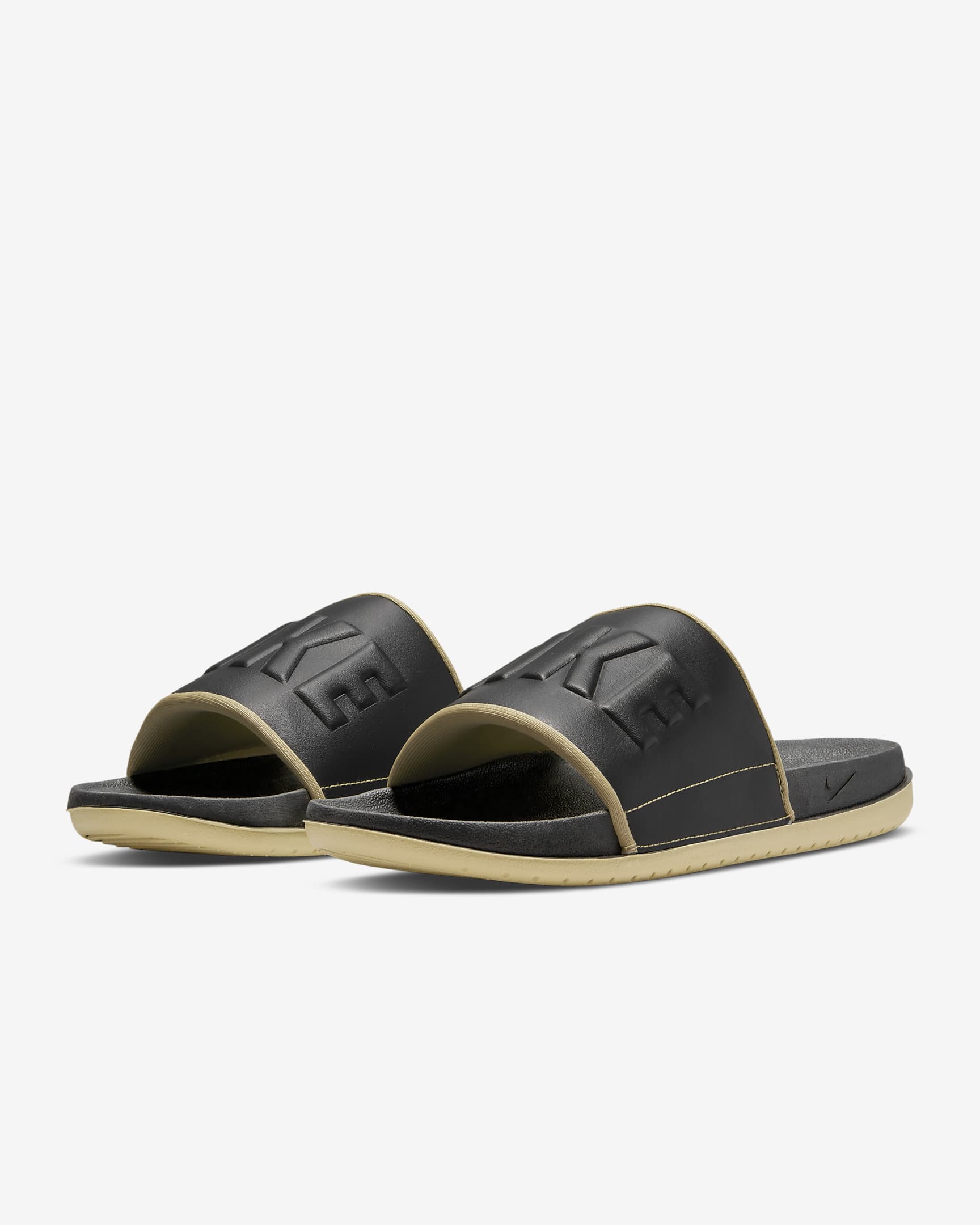 Nike Offcourt Men's Slides - Black/Wheatgrass/Black