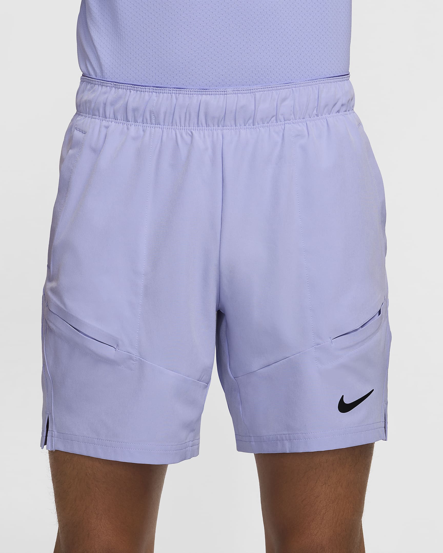 Shorts da tennis 18 cm Dri-FIT NikeCourt Advantage – Uomo - Purple Pulse/Nero