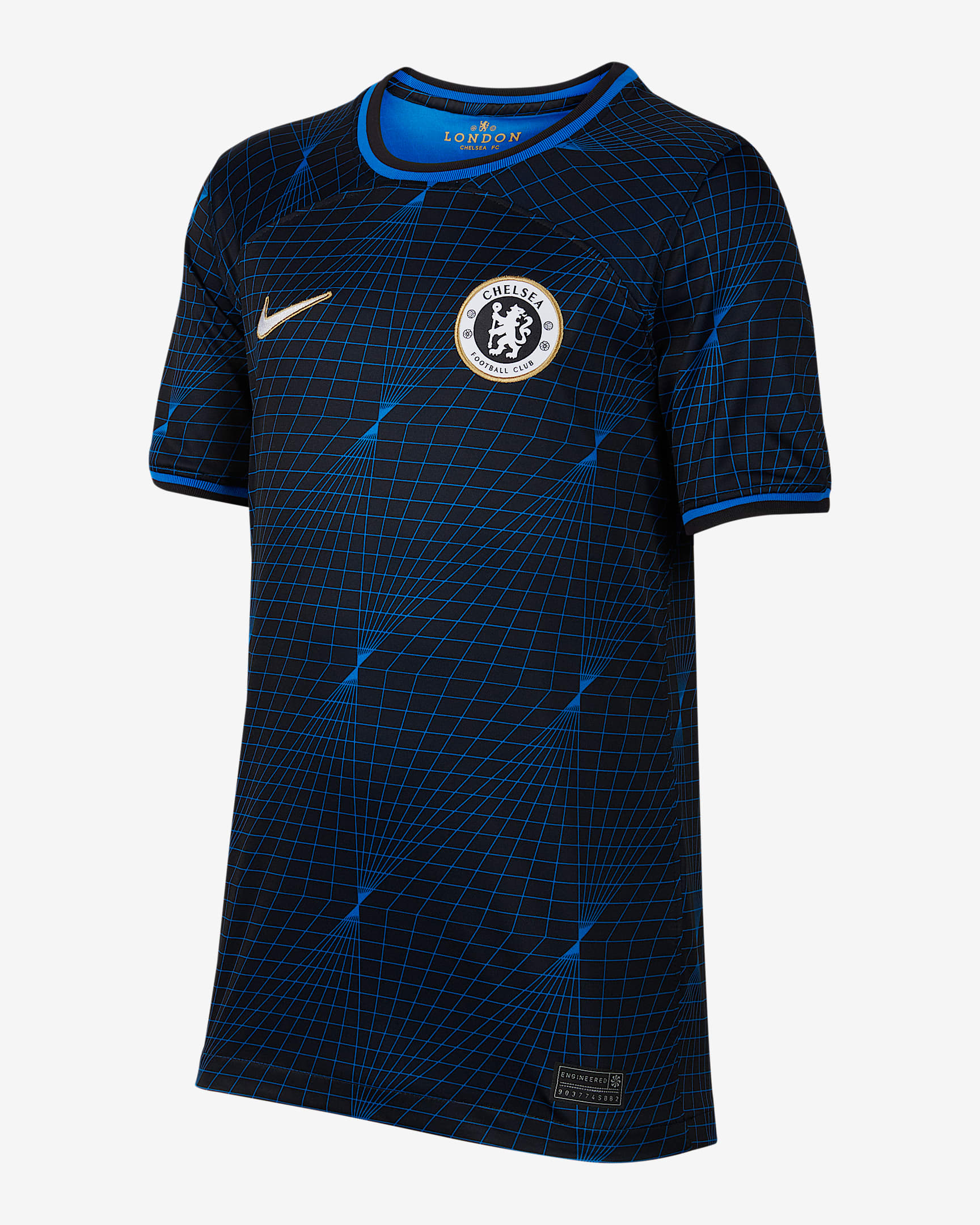 Chelsea FC - Taza Diseño Halftone (Azul/Blanco) | Bodega Aurrera En Línea