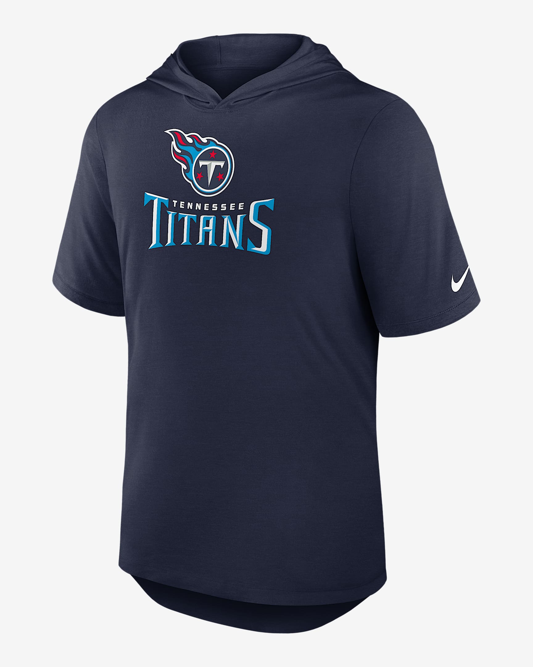 Tennessee Titans Men's Nike Dri-FIT NFL Hooded T-Shirt - Navy