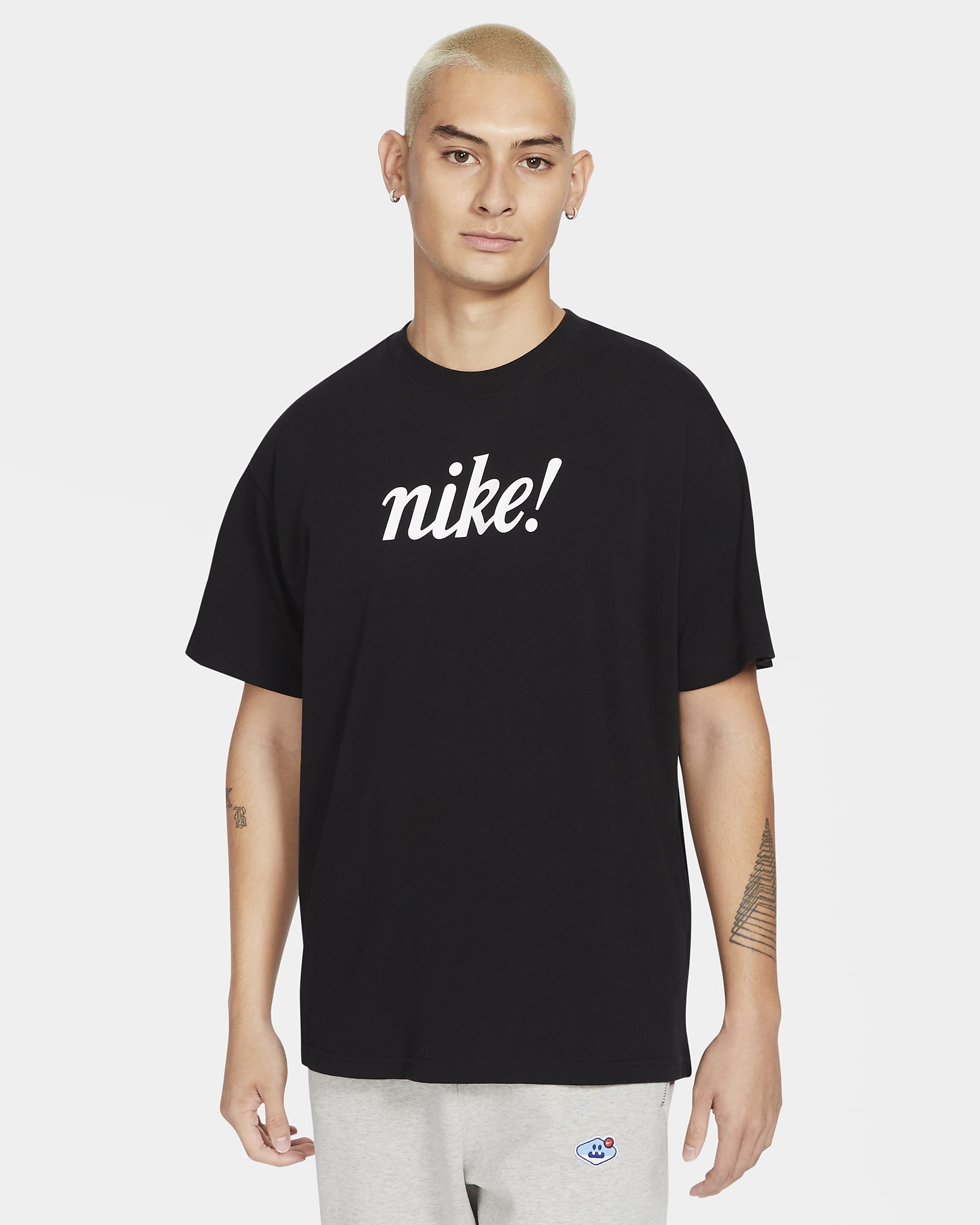 ナイキ スポーツウェア メンズ Tシャツ - ブラック