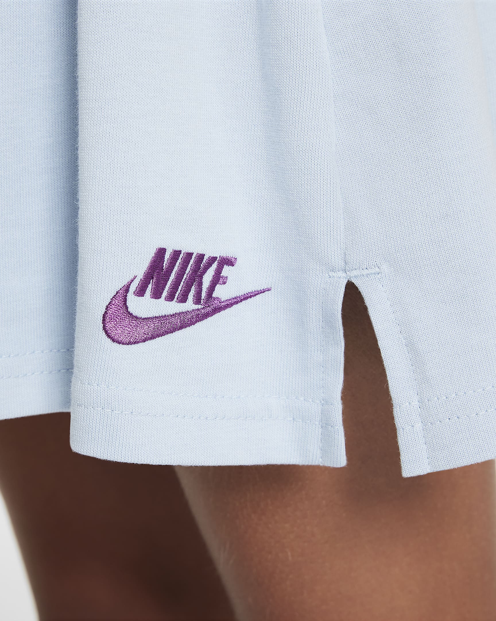 Nike Sportswear Shorts für ältere Kinder (Mädchen) - Light Armory Blue/Viotech