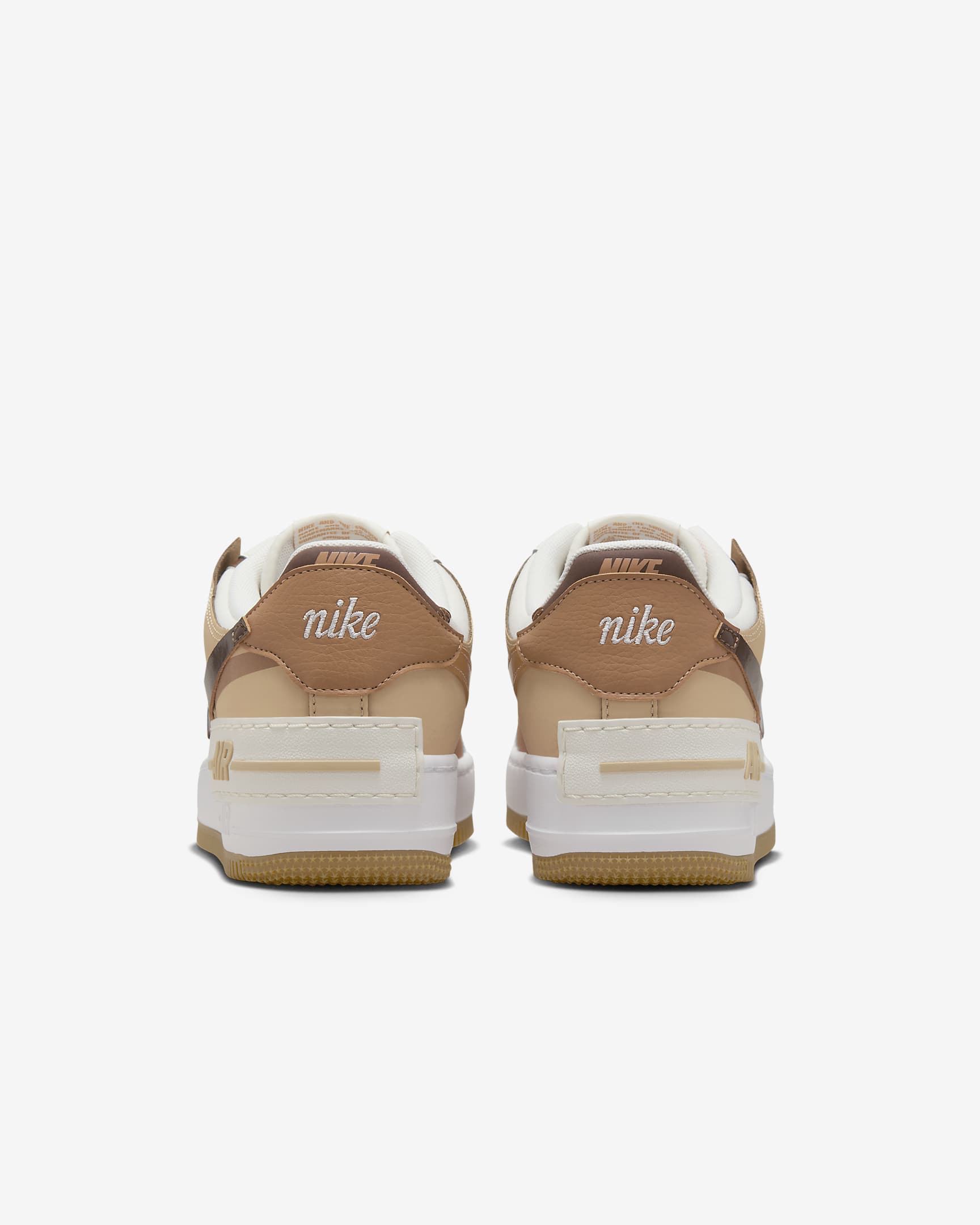 Nike Air Force 1 Shadow Women's Shoes - Sail/Flax/Sesame/Cacao Wow