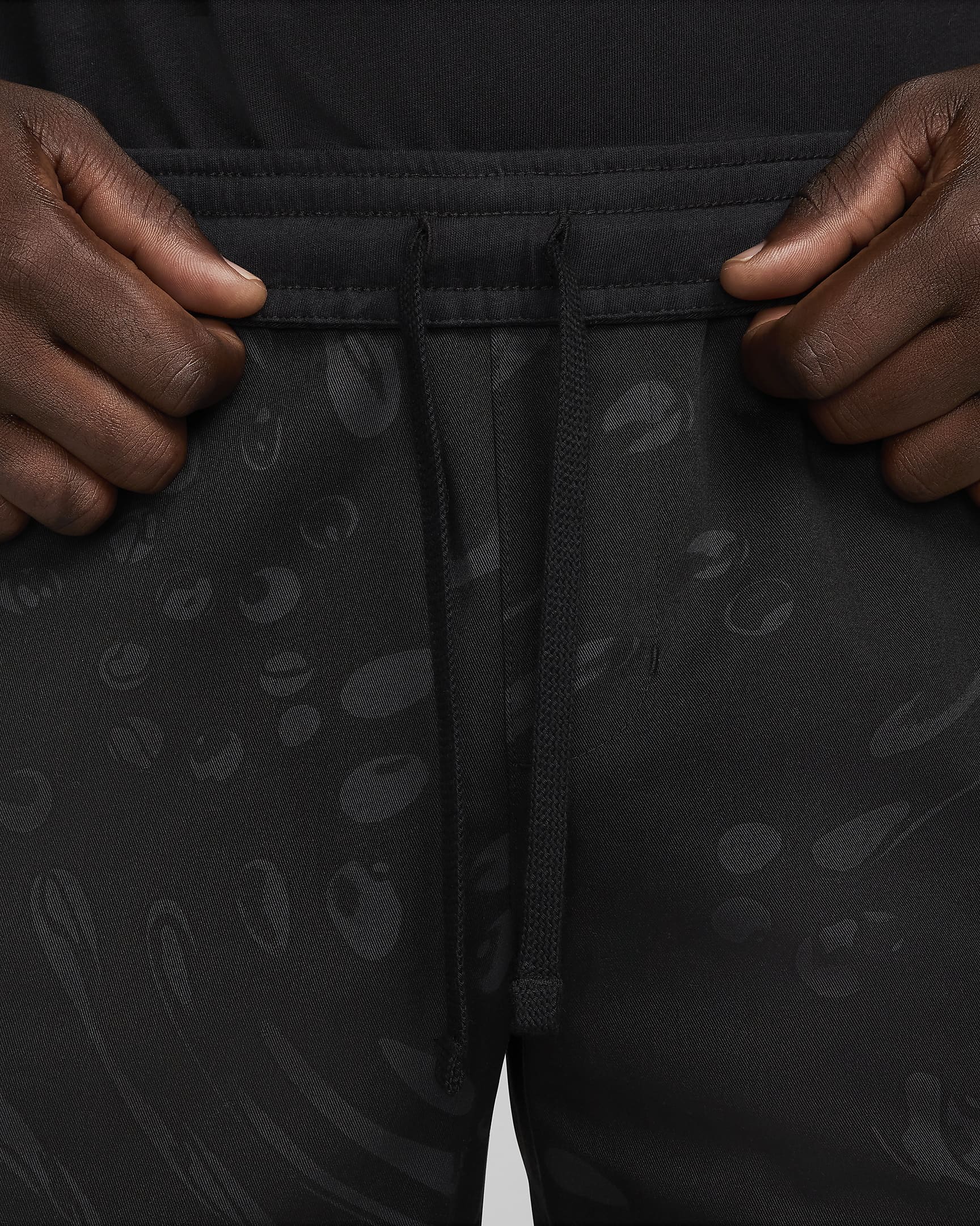 Nigeria Nike vevd fotballshorts til herre - Svart