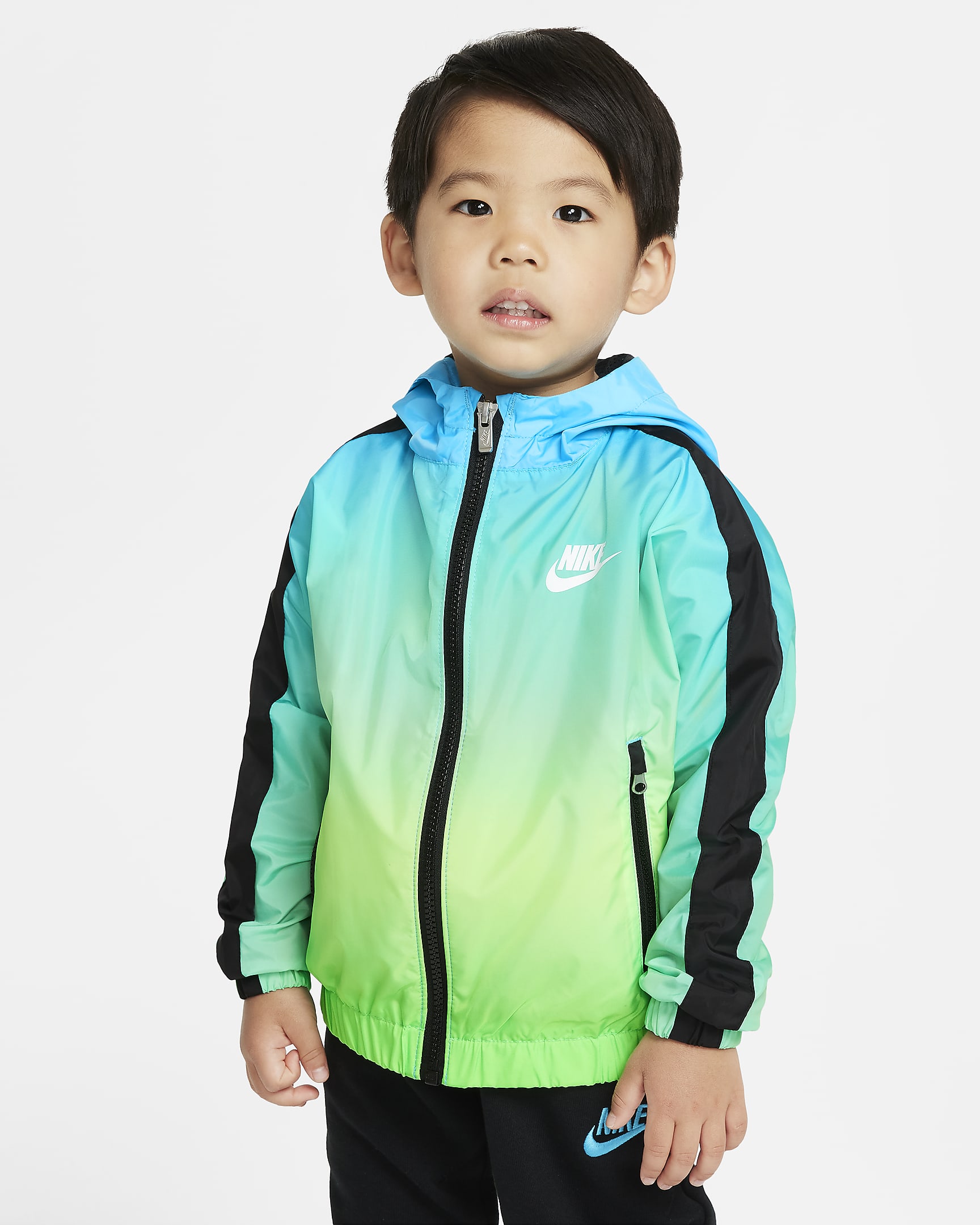 Nike Sportswear Windrunner Toddler Full-Zip Jacket - Lime Glow