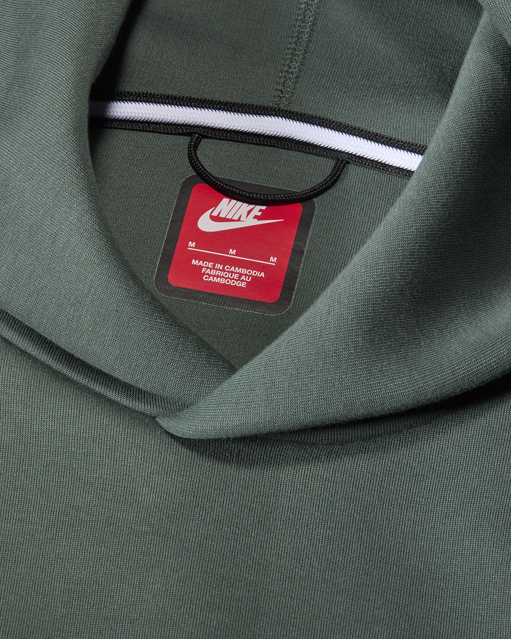 Sweat à capuche en tissu Fleece Nike Tech Reimagined pour homme - Vintage Green/Vintage Green