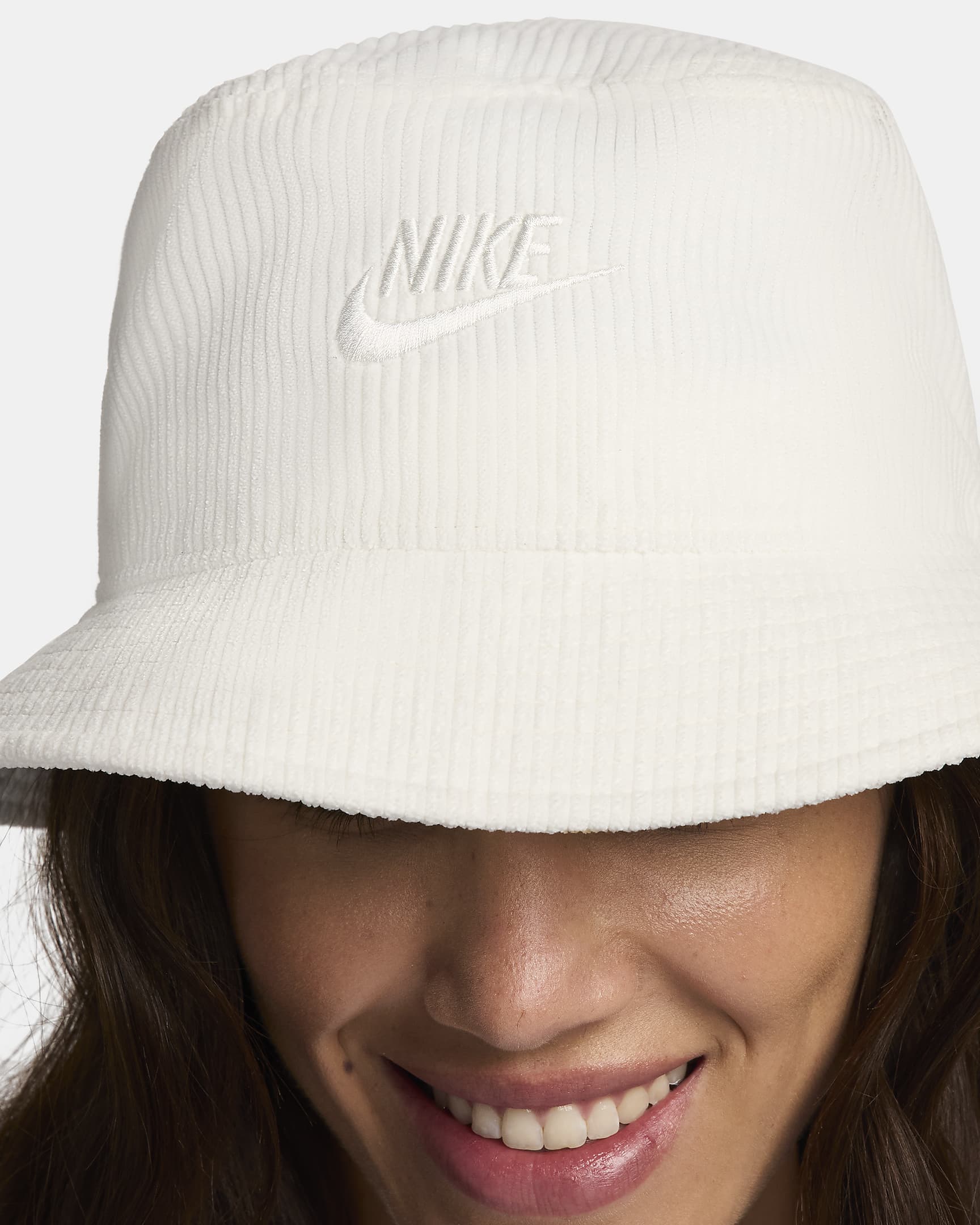 Καπέλο bucket κοτλέ Nike Apex - Sail/Sail