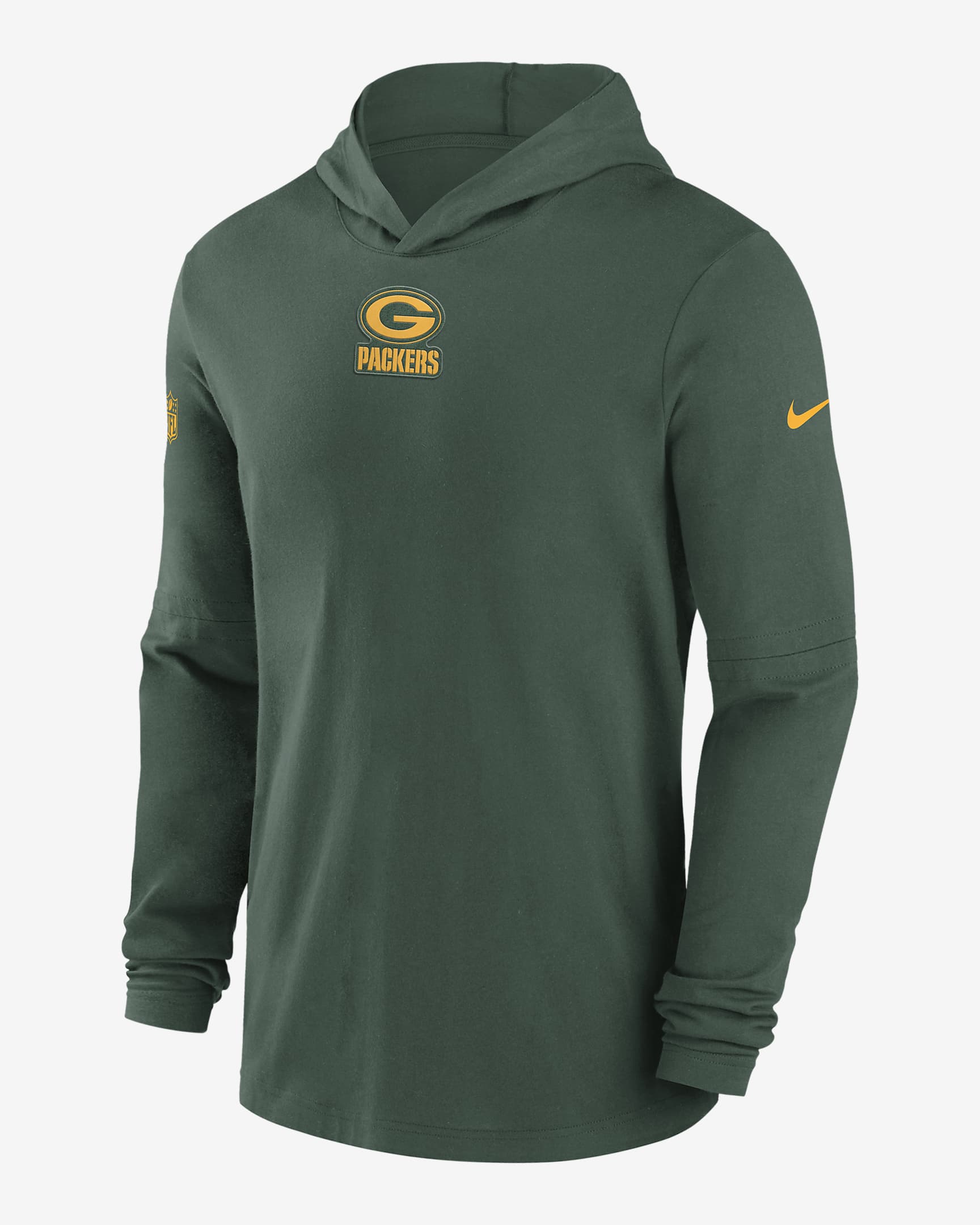 Green Bay Packers Sideline Men’s Nike Dri-FIT NFL Long-Sleeve Hooded ...
