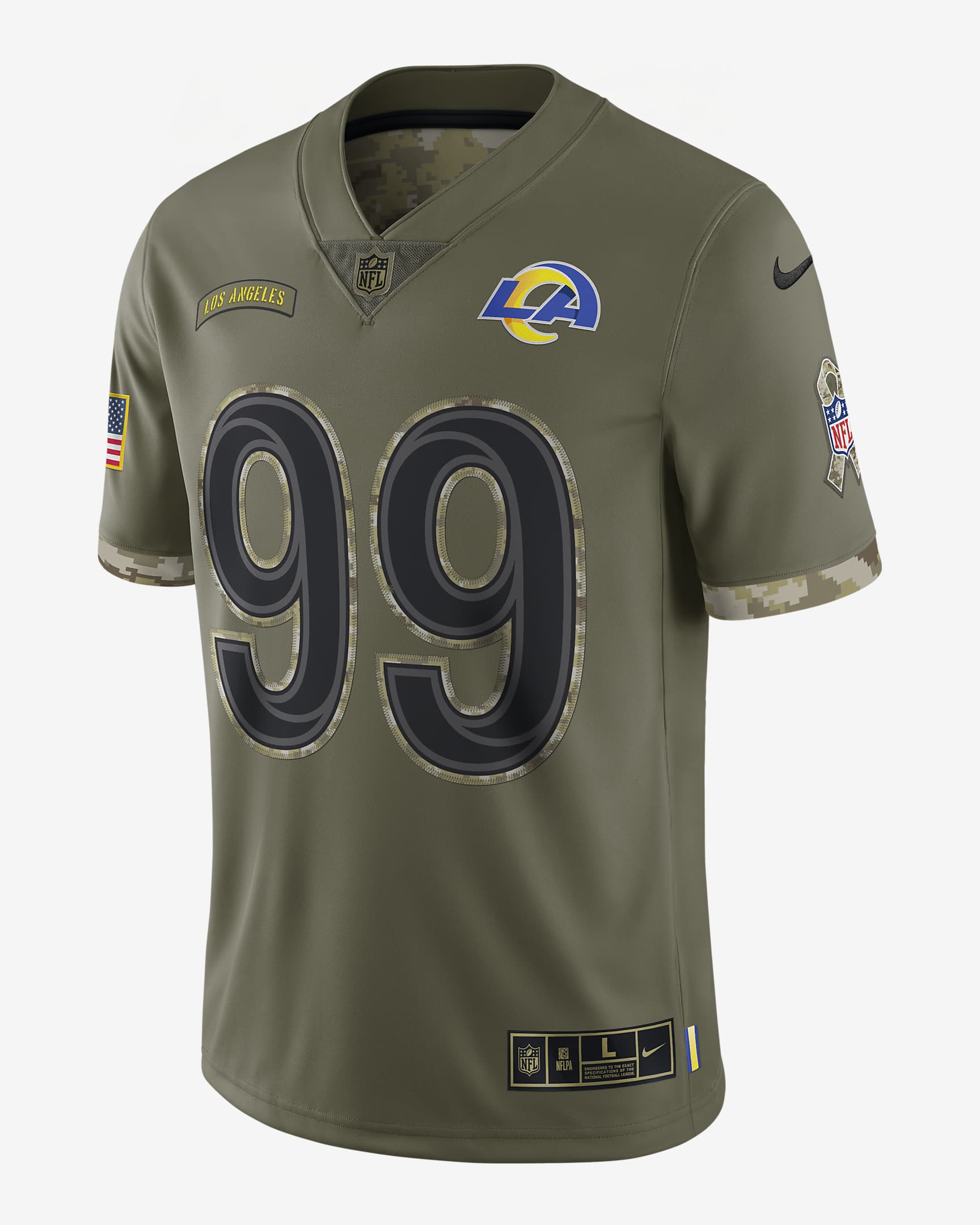 NFL Los Angeles Rams Salute to Service (Aaron Donald) Men's Limited