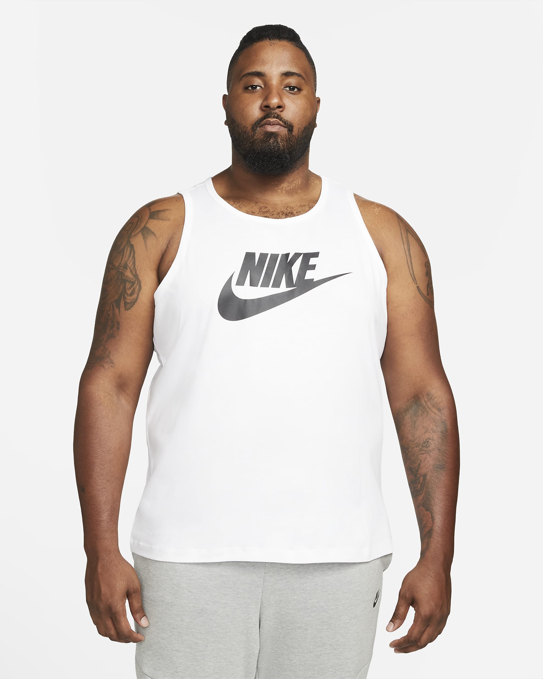 Nike Sportswear Men's Tank - White/Black