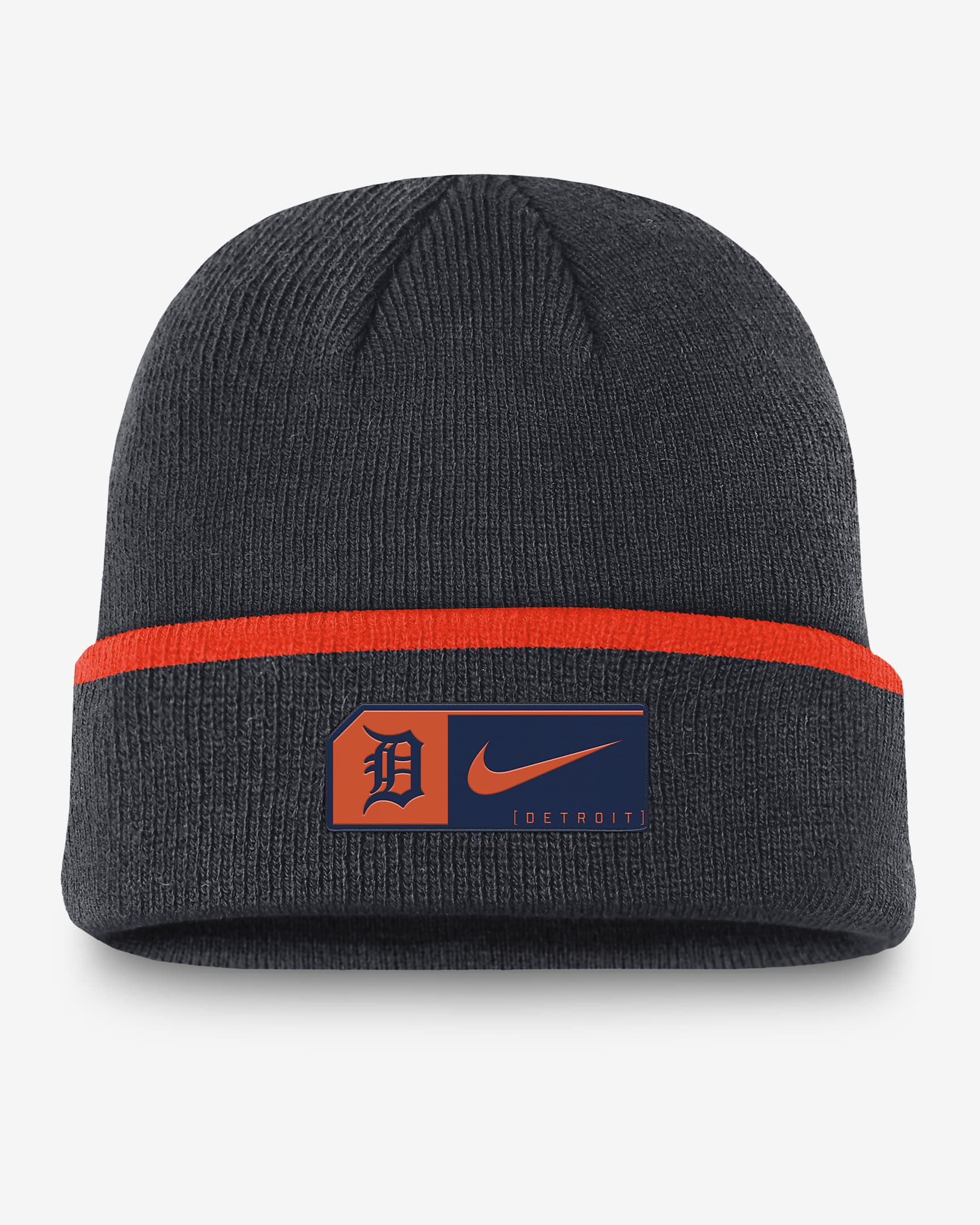 Detroit Tigers Terra Men's Nike MLB Cuffed Beanie - Navy