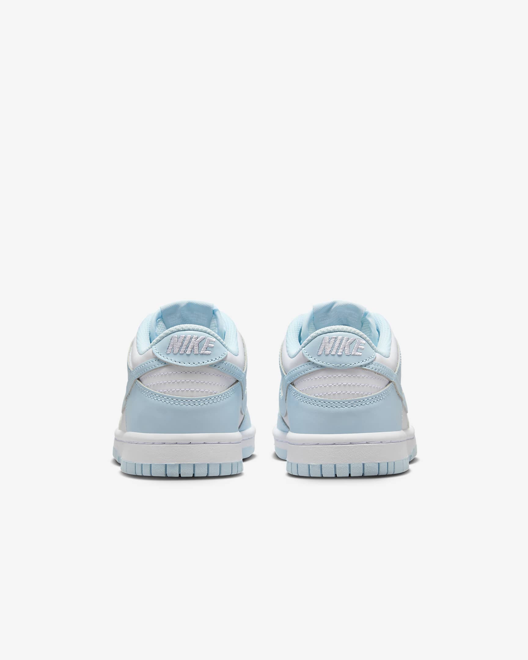Nike Dunk Low Big Kids' Shoes - White/Glacier Blue