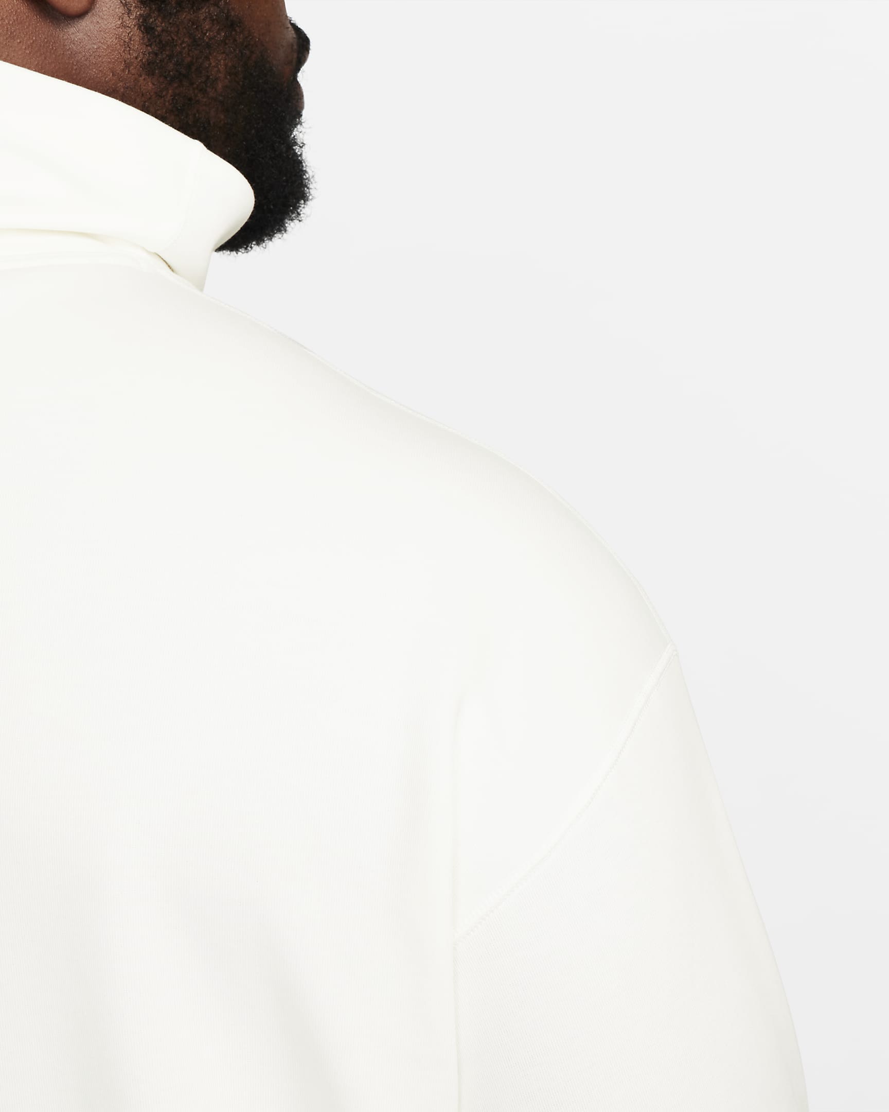 Nike Sportswear Tech Fleece Reimagined Men's Oversized Turtleneck Sweatshirt - Sail