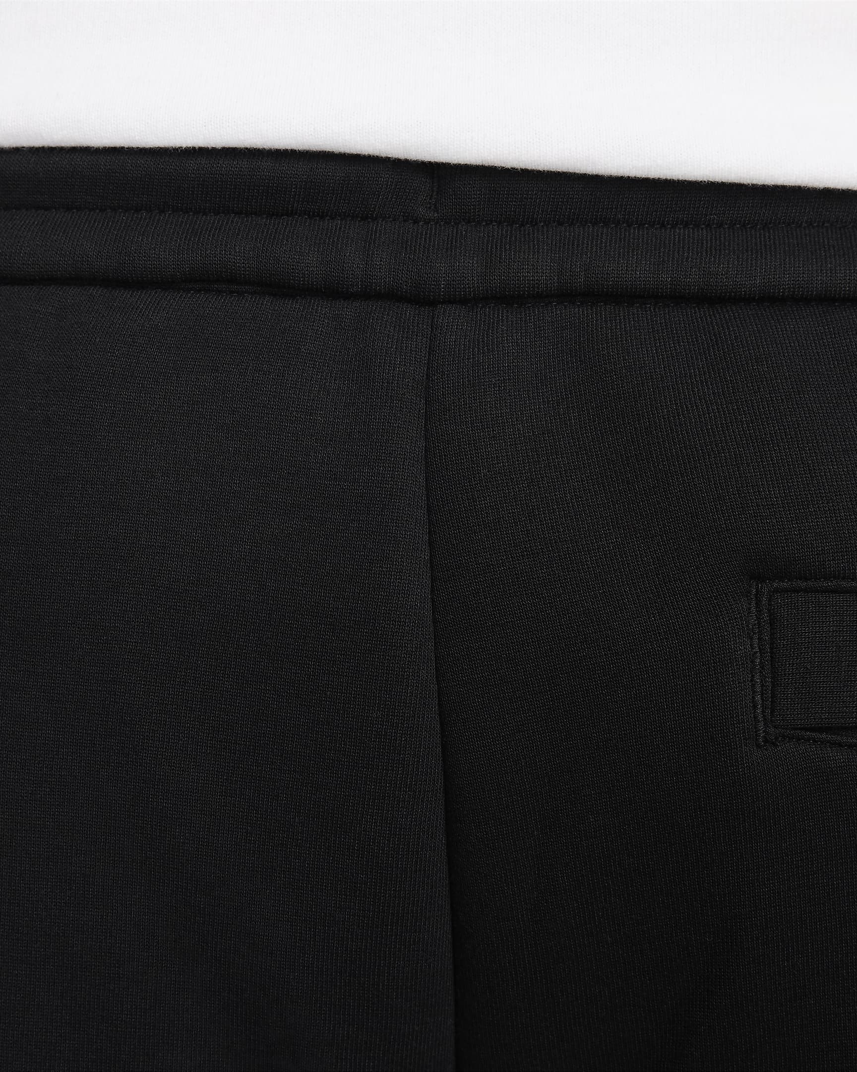 Pantaloni sartoriali in fleece Nike Tech – Uomo - Nero/Nero