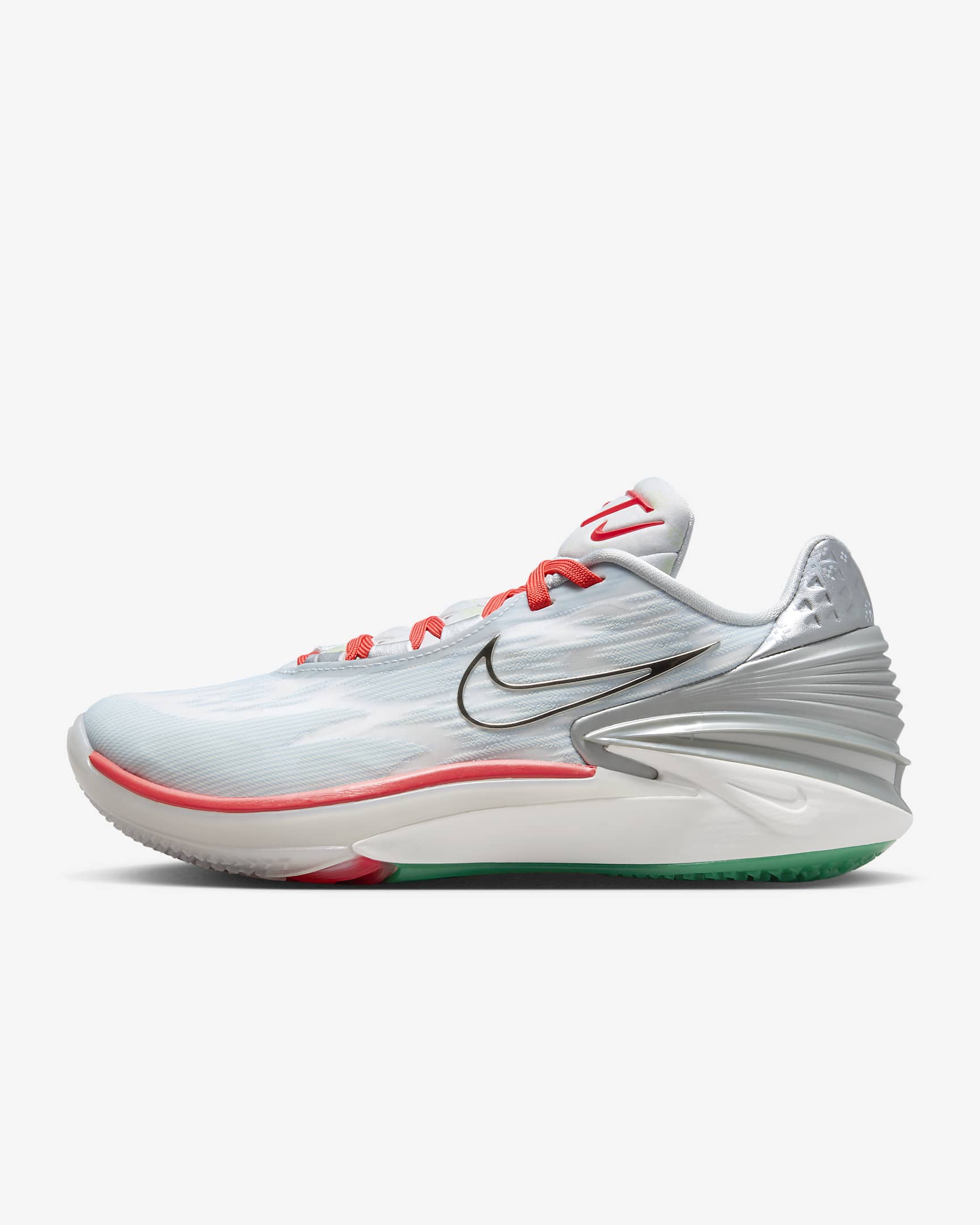 Nike G.T. Cut 2 Men's Basketball Shoes - Pure Platinum/Summit White/Track Red/Metallic Silver