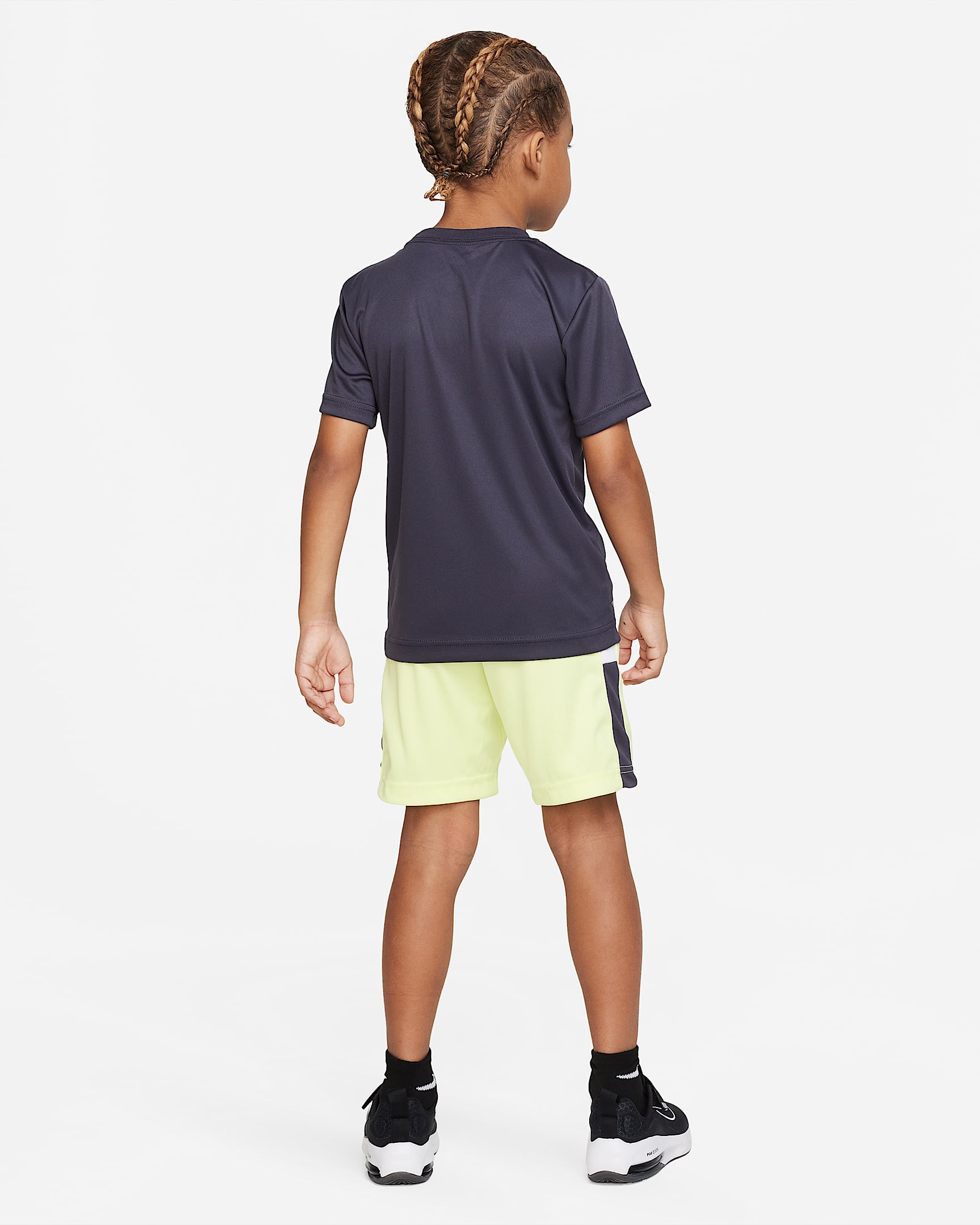 Nike DriFIT Blocked Shorts Set Little Kids' DriFIT 2Piece Set.