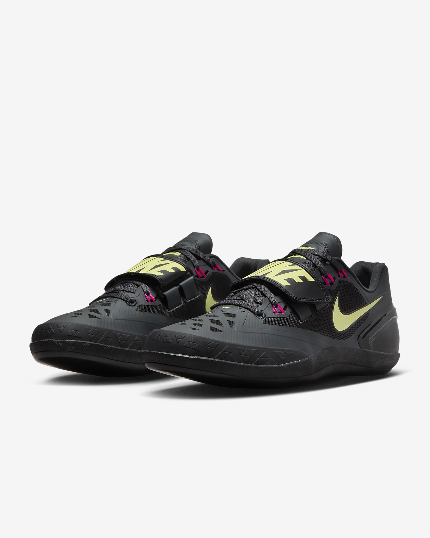 Kastsko Nike Zoom Rotational 6 Track & Field - Anthracite/Svart/Light Lemon Twist/Fierce Pink