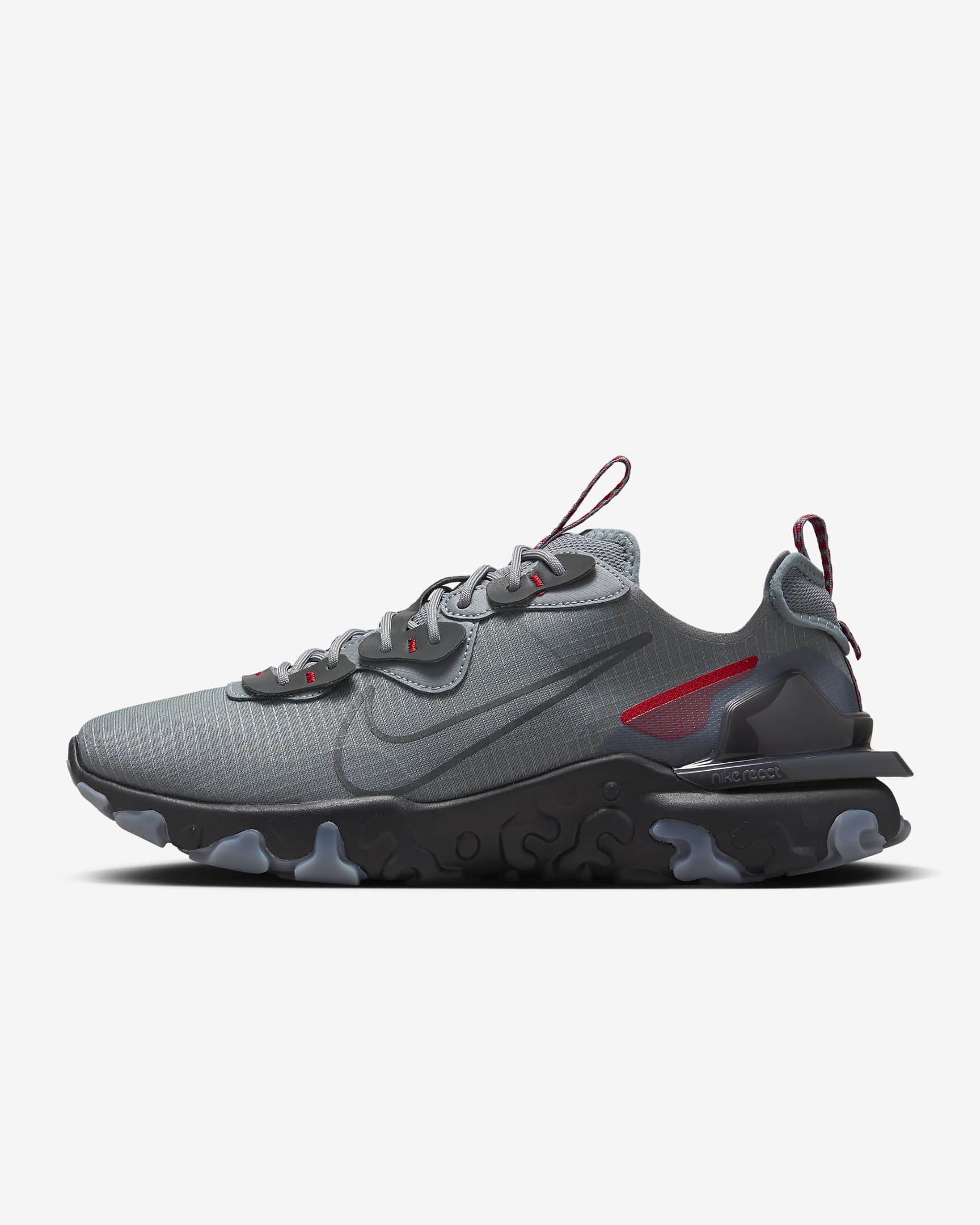 Sapatilhas Nike React Vision para homem - Cinzento Cool/Vermelho University/Anthracite