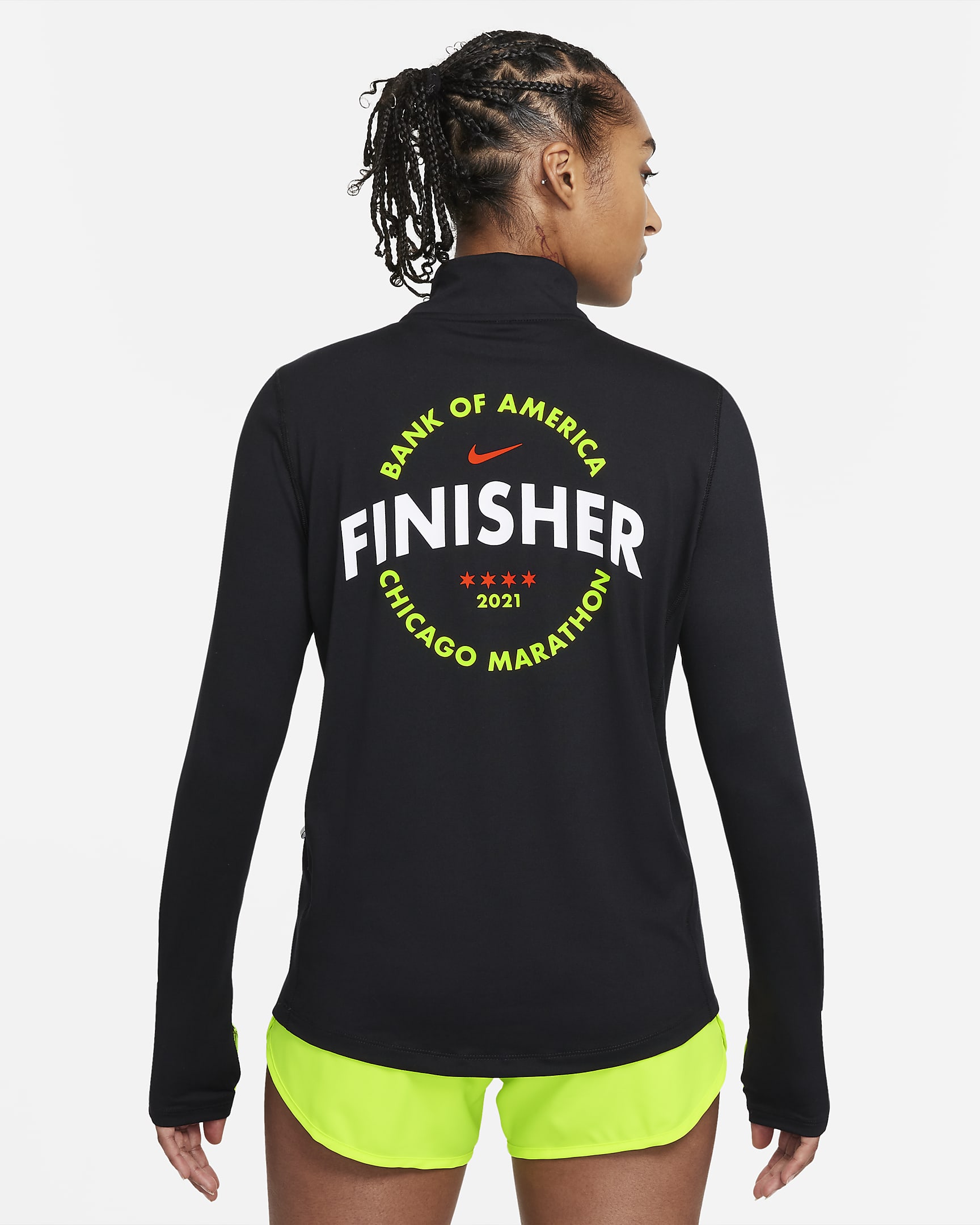 Nike DriFIT Element Chicago Women's 1/2Zip Finisher Top.