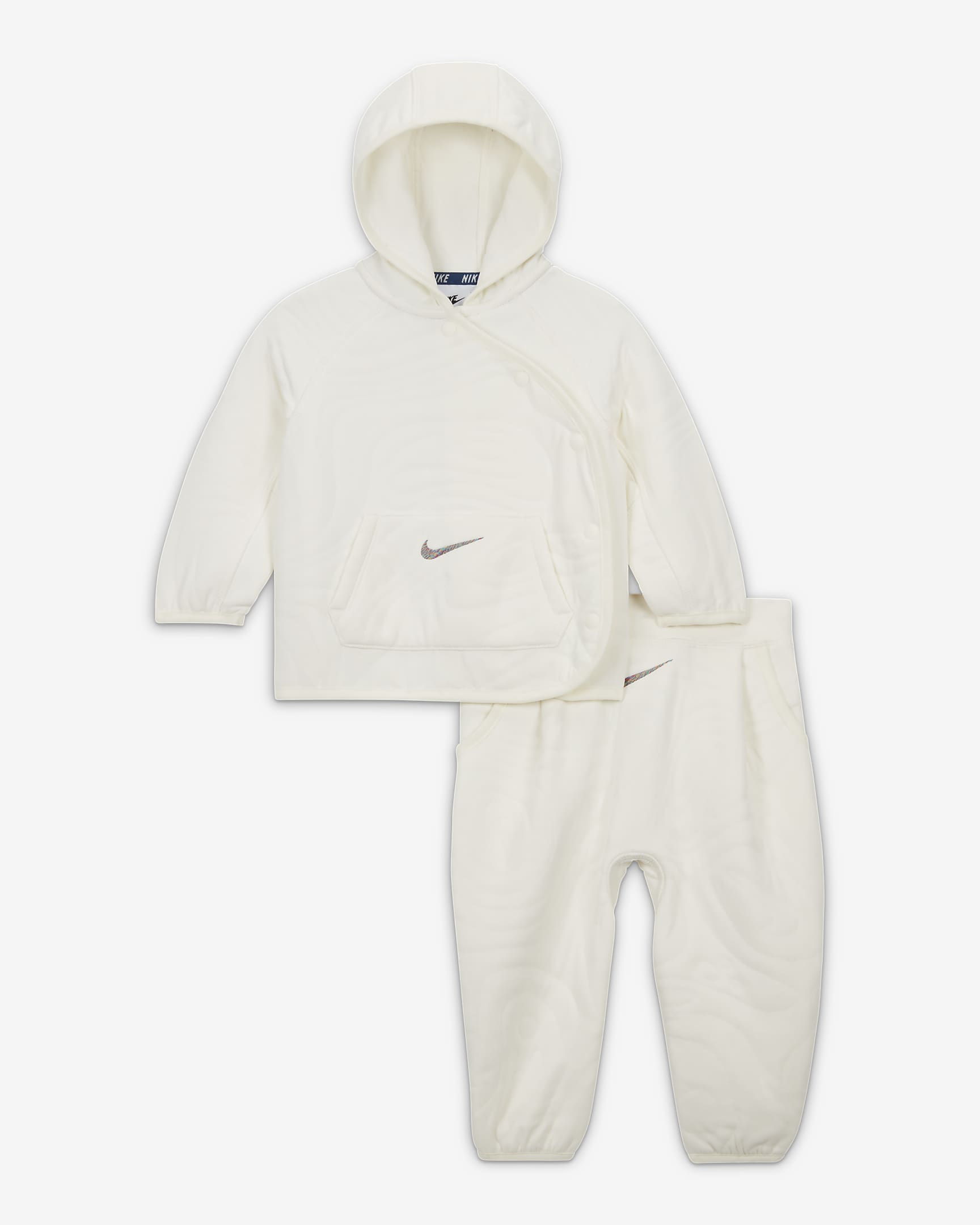 Nike ReadySet Baby 2-Piece Snap Jacket Set - Sail