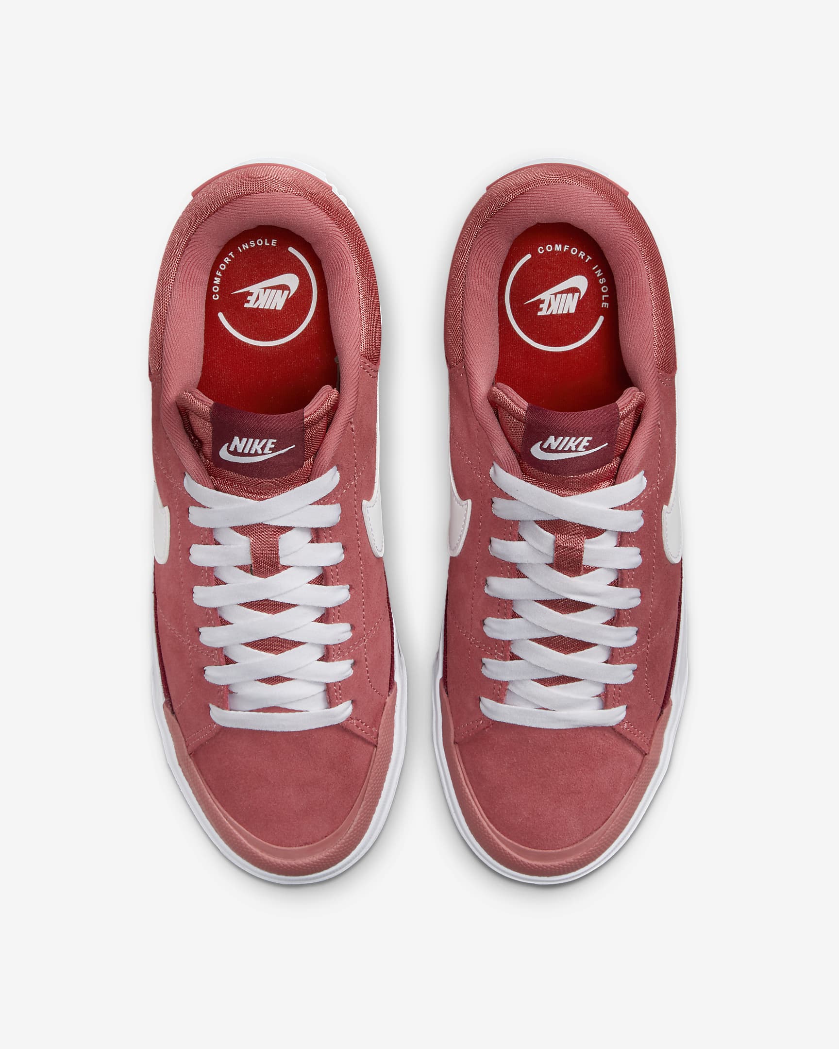 Nike Court Legacy Lift 女鞋 - Adobe/Team Red/Dragon Red/白色