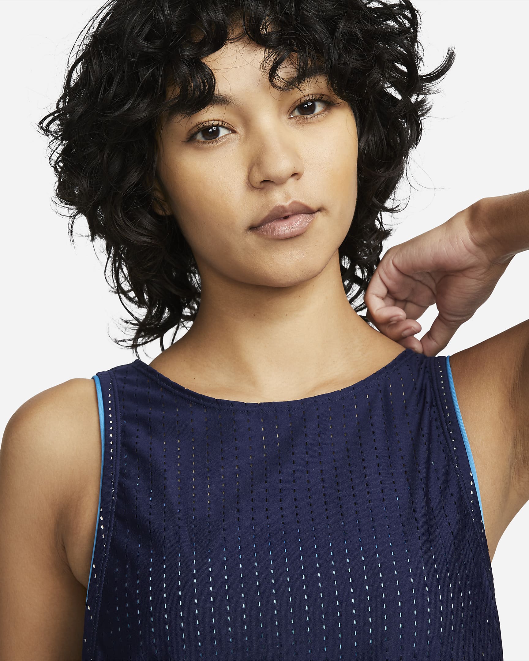 Playera tankini convertible en capas para mujer Nike Swim.