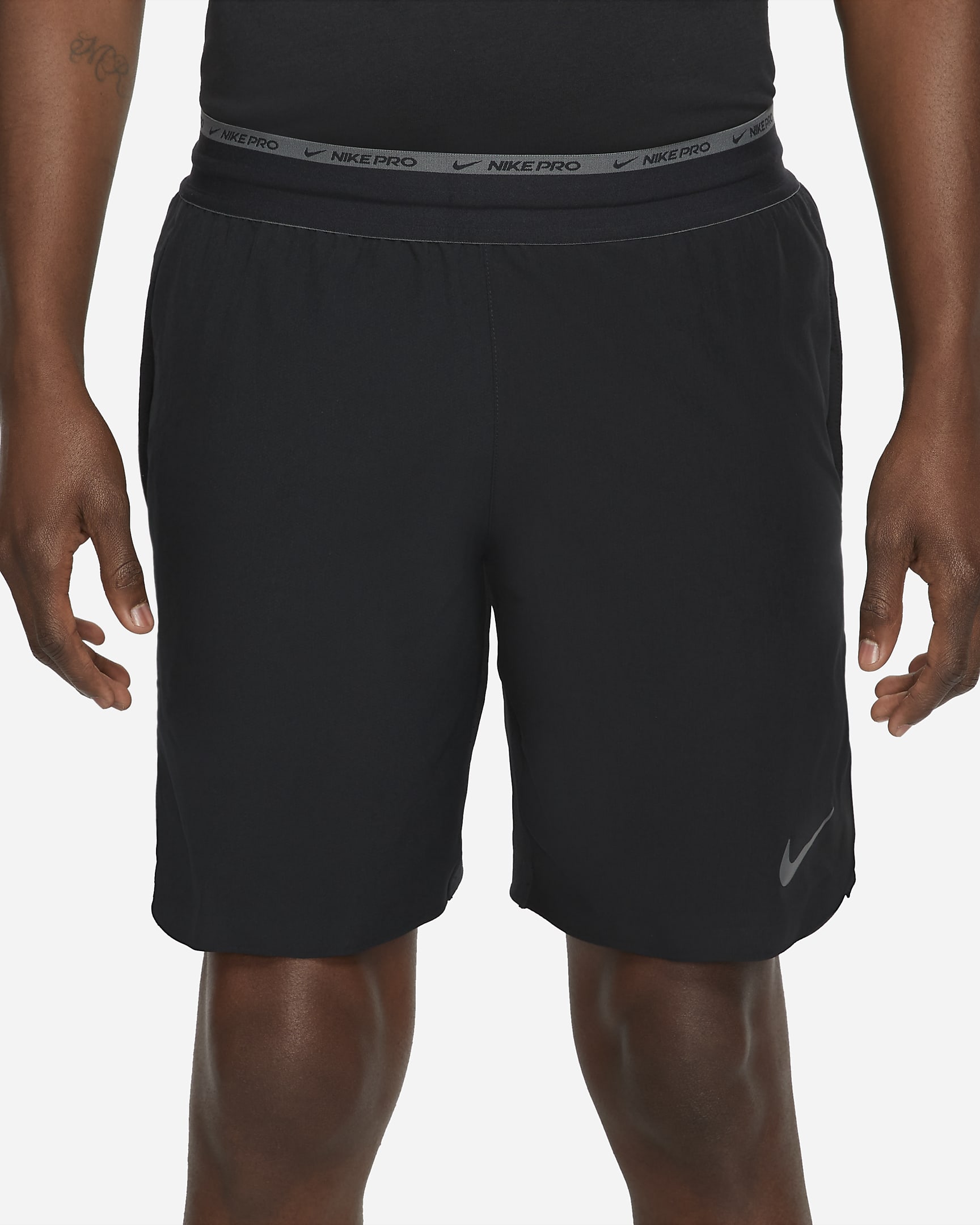 Nike Dri-FIT Flex Rep Pro Collection Men's 20cm (approx.) Unlined Training Shorts - Black/Iron Grey