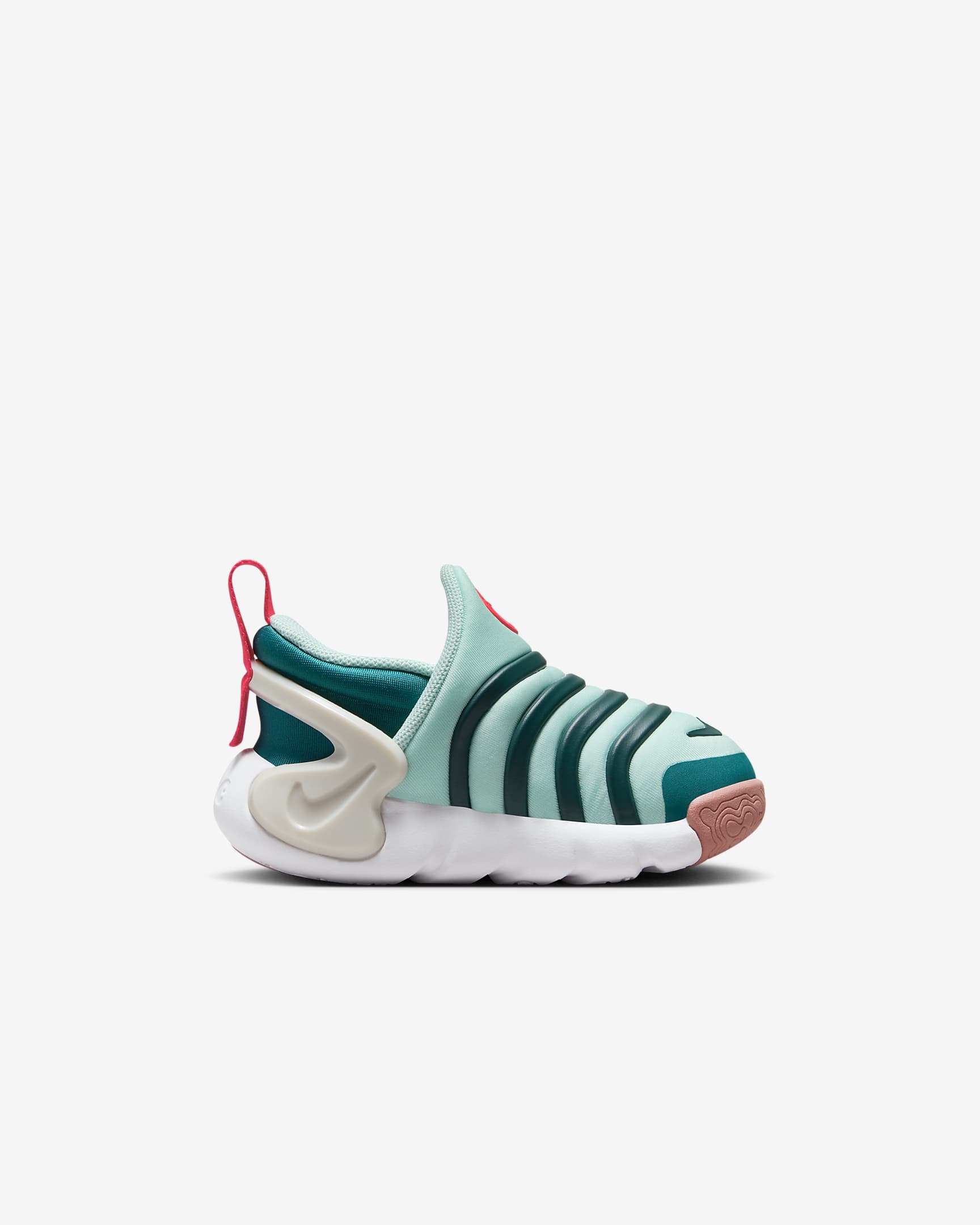 Nike Dynamo Go Baby/Toddler Easy On/Off Shoes - Jade Ice/Geode Teal/Red Stardust/Siren Red